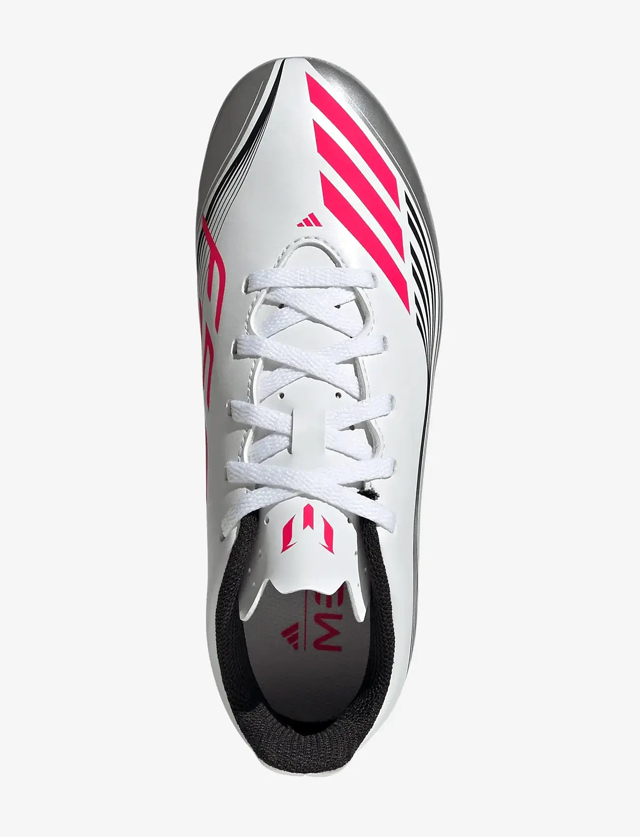 adidas Performance - F50 MESSI CLUB FG/MG J - fodboldstøvler - ftwwht/lucred/silvmt - 4