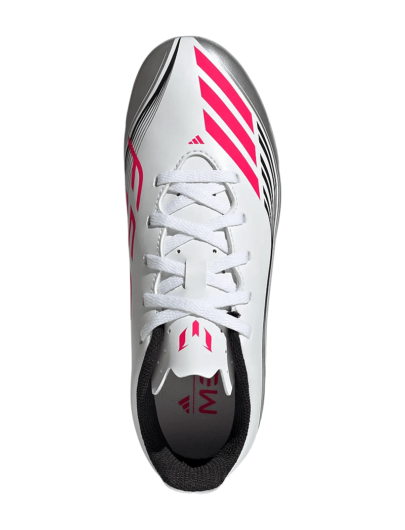 adidas Performance - F50 MESSI CLUB FG/MG J - fodboldstøvler - ftwwht/lucred/silvmt - 4