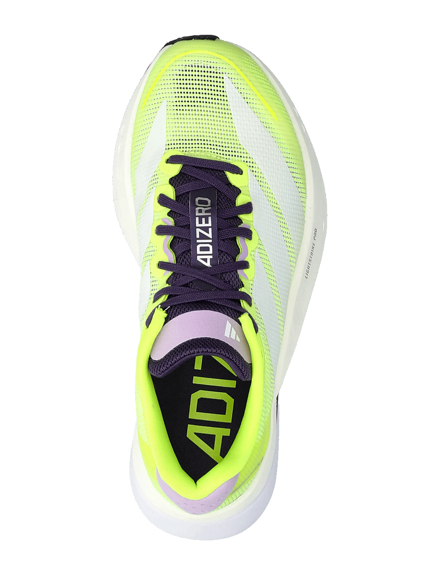 adidas Performance - ADIZERO BOSTON 13 W - löparskor - syello/ftwwht/powplu - 3