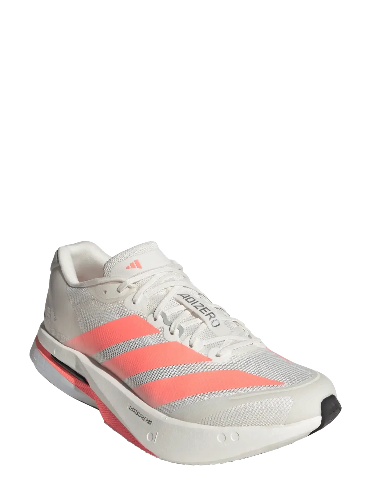 adidas Performance ADIZERO BOSTON 13 M - Laufschuhe - OWHITE/LUOR/GREY / coral