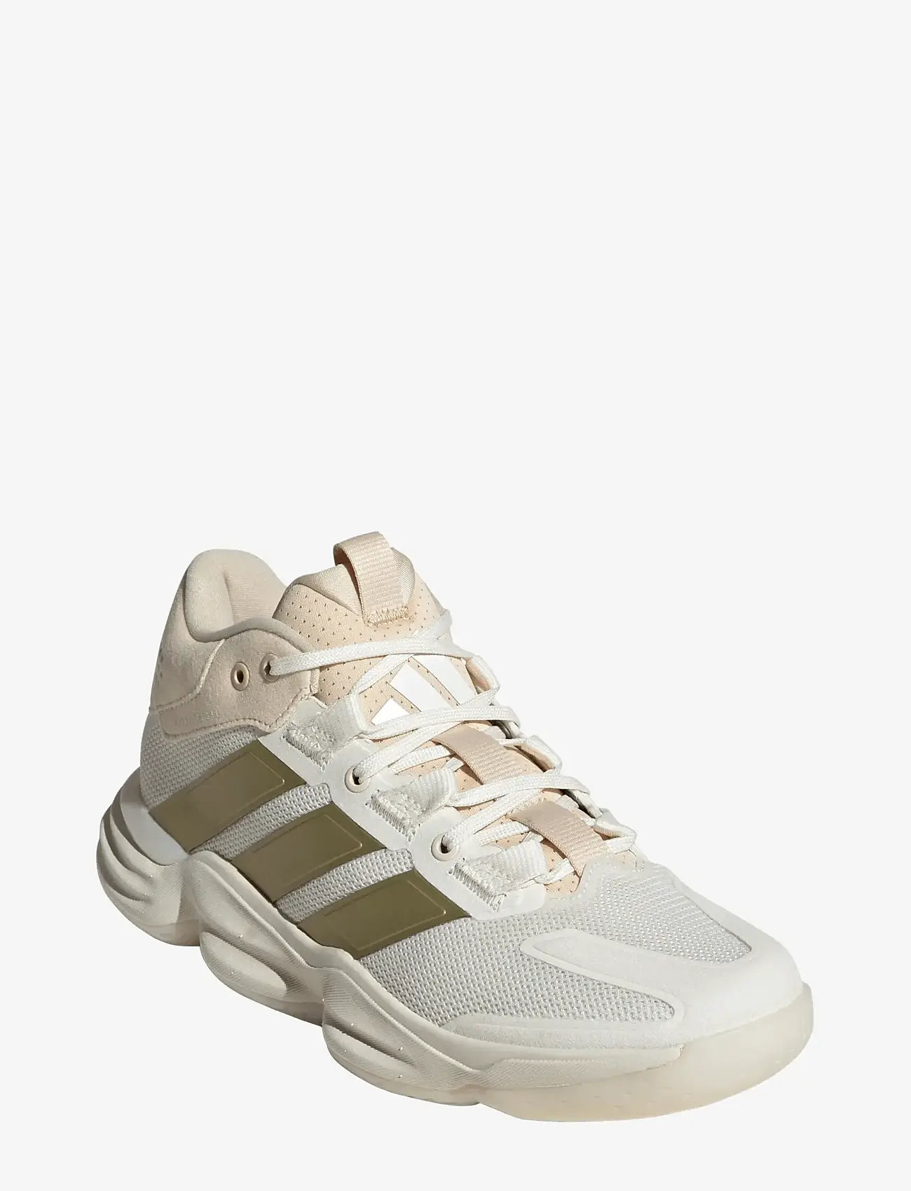 adidas Performance - Courtstabil W - höga sneakers - owhite/goldmt/crysan - 0