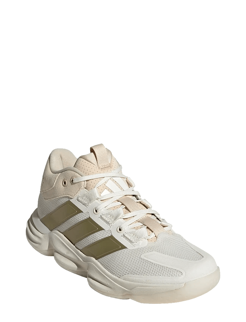 adidas Performance - Courtstabil W - hohe sneaker - owhite/goldmt/crysan - 0