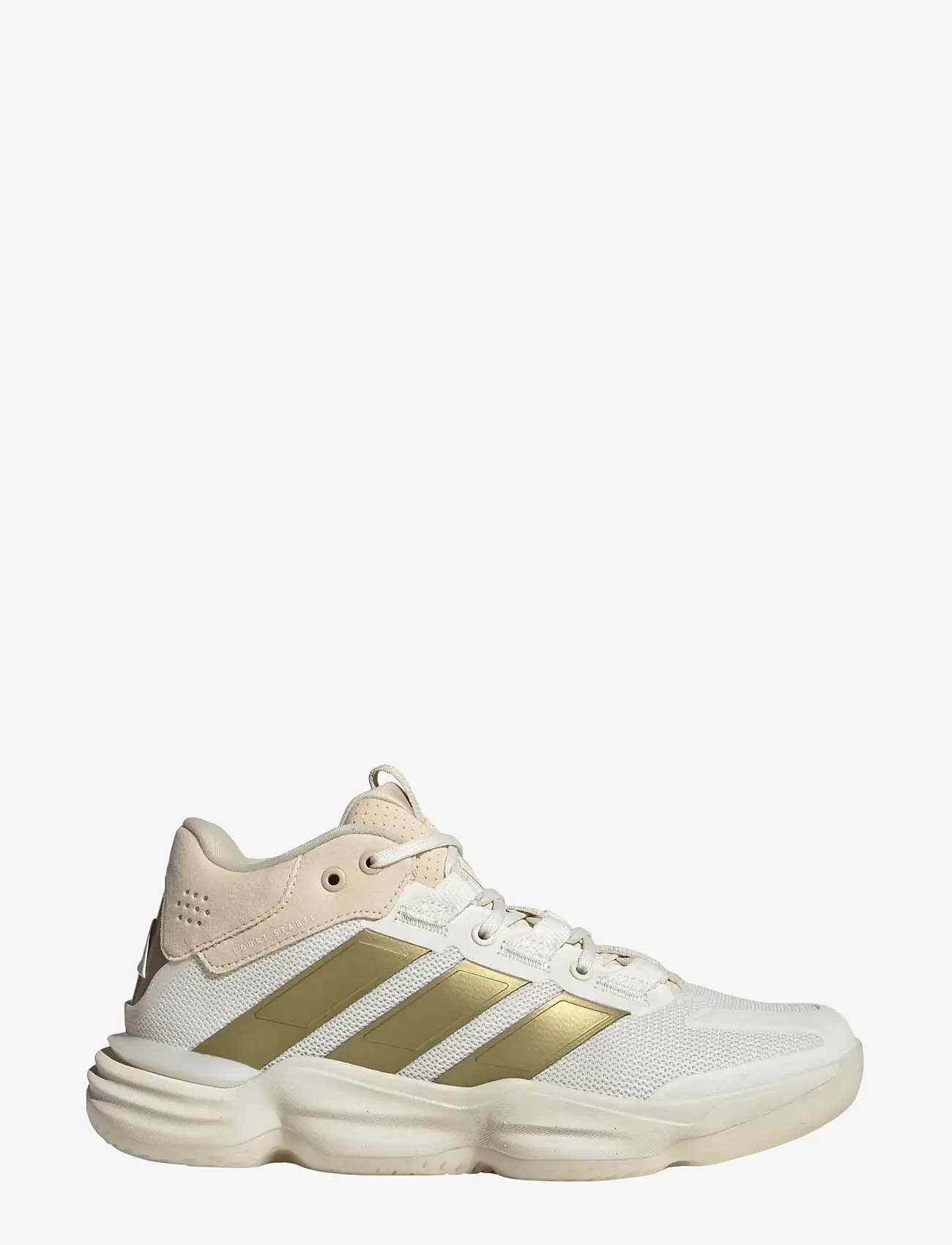adidas Performance - Courtstabil W - höga sneakers - owhite/goldmt/crysan - 1