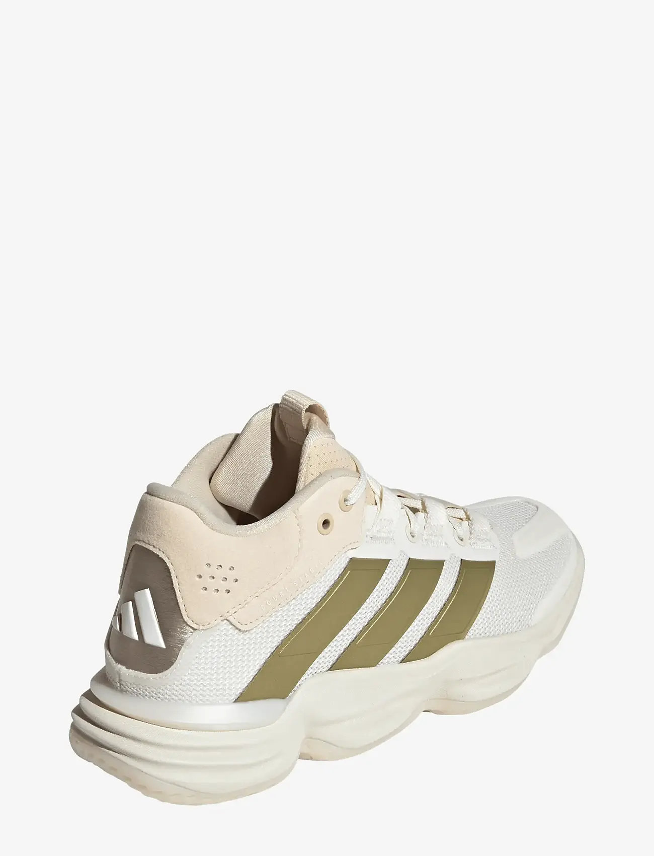 adidas Performance - Courtstabil W - höga sneakers - owhite/goldmt/crysan - 3