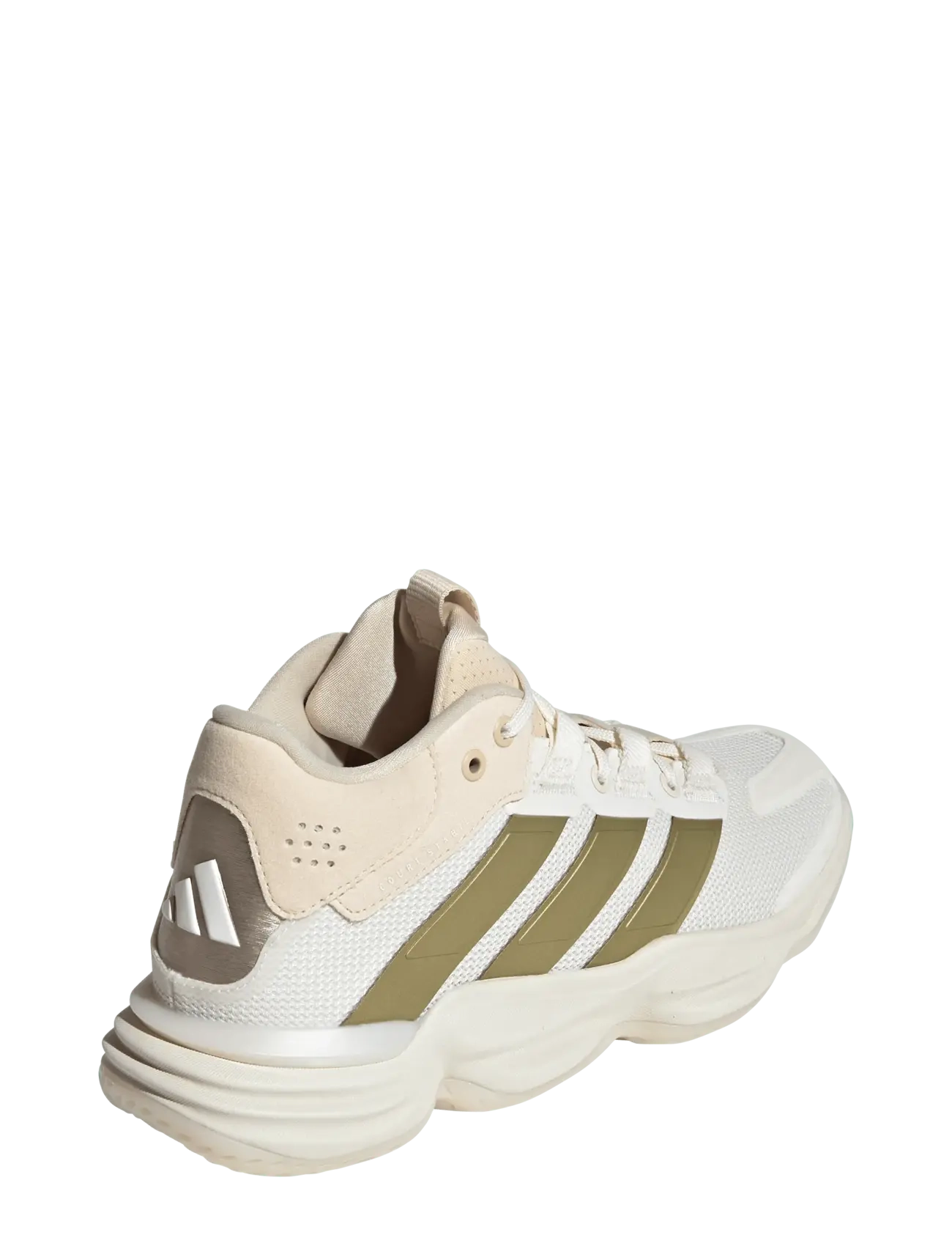 adidas Performance - Courtstabil W - höga sneakers - owhite/goldmt/crysan - 3