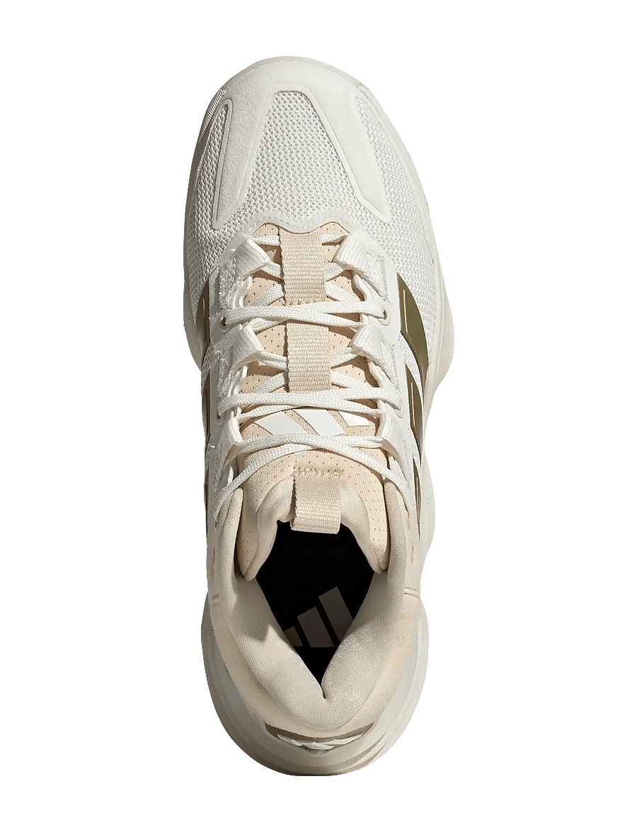 adidas Performance - Courtstabil W - höga sneakers - owhite/goldmt/crysan - 4