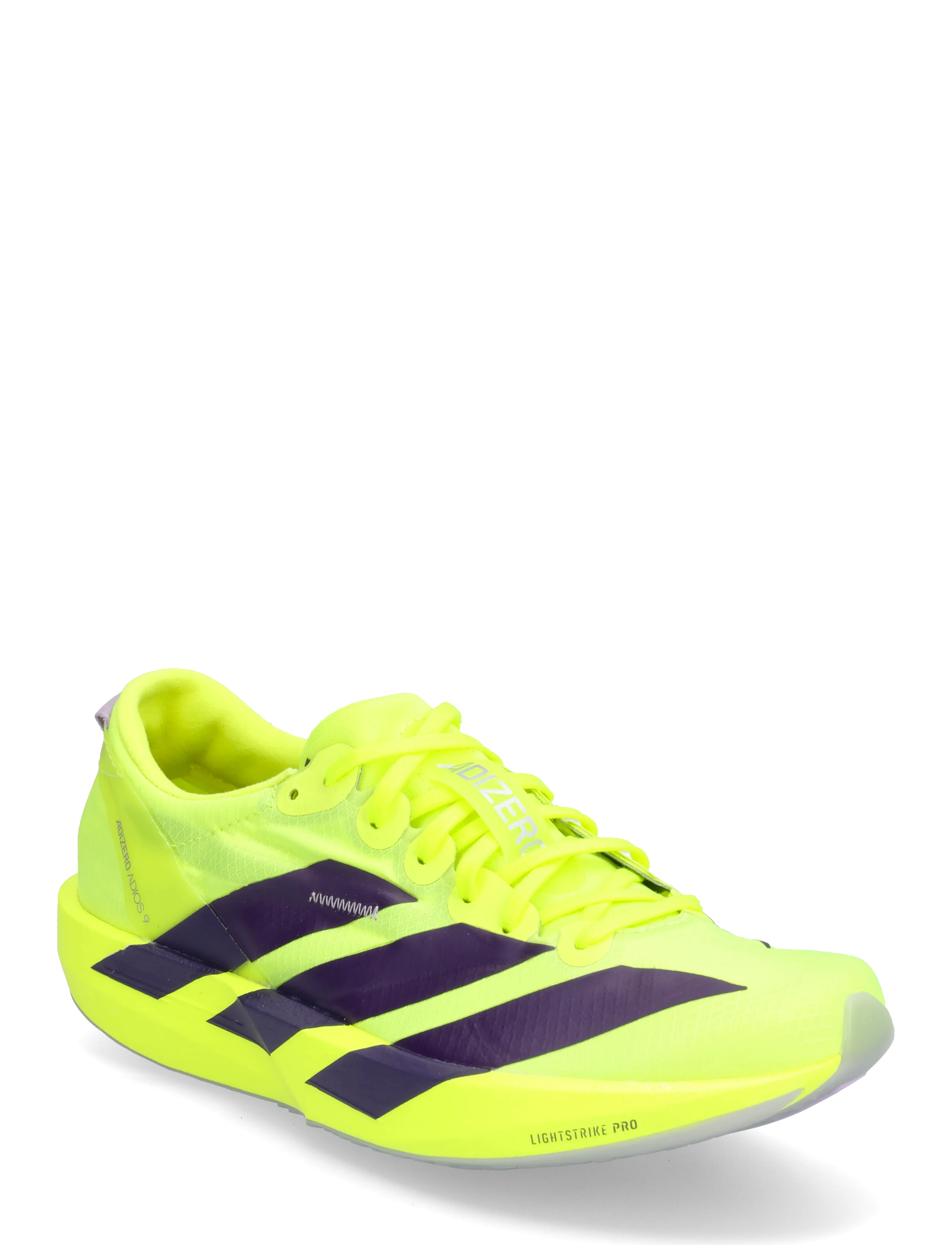 adidas Performance ADIZERO ADIOS 9 W - Sportschuhe - SYELLO/AURPLU/POWPLU / yellow