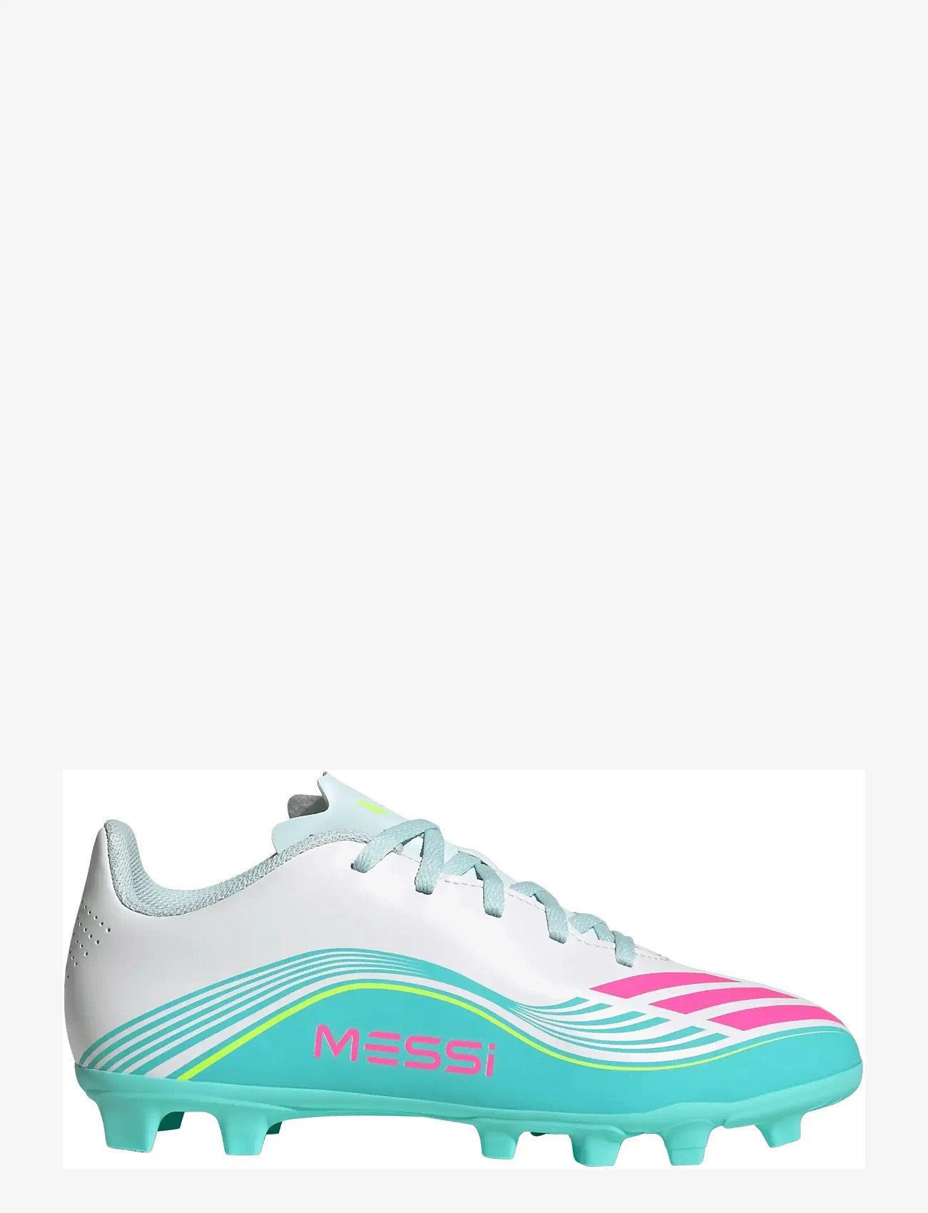 adidas Performance - F50 MESSI CLUB FG/MG J - fotbollsskor - ftwwht/lucpnk/flaaqu - 1