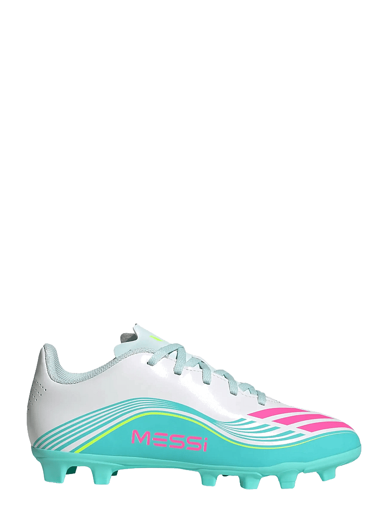 adidas Performance - F50 MESSI CLUB FG/MG J - fotbollsskor - ftwwht/lucpnk/flaaqu - 1