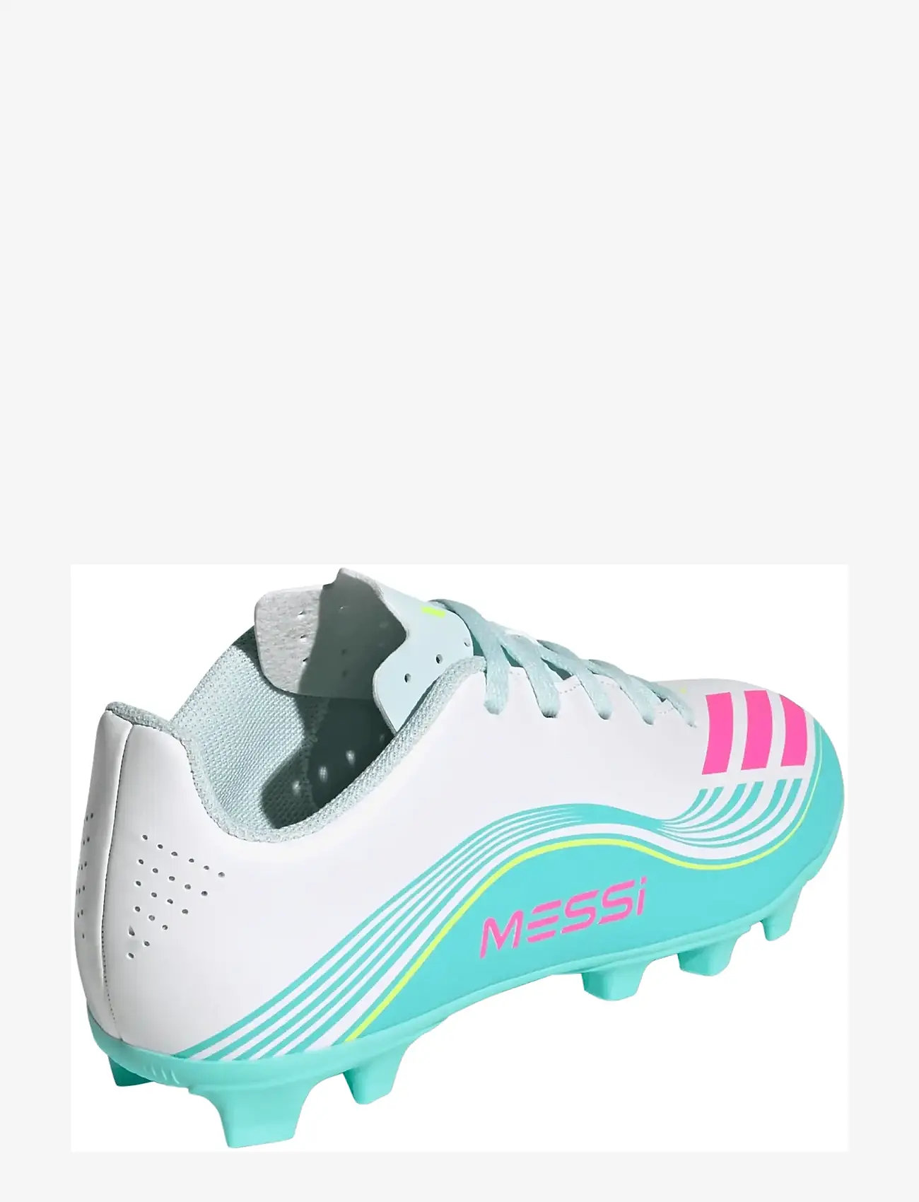 adidas Performance - F50 MESSI CLUB FG/MG J - fotbollsskor - ftwwht/lucpnk/flaaqu - 3