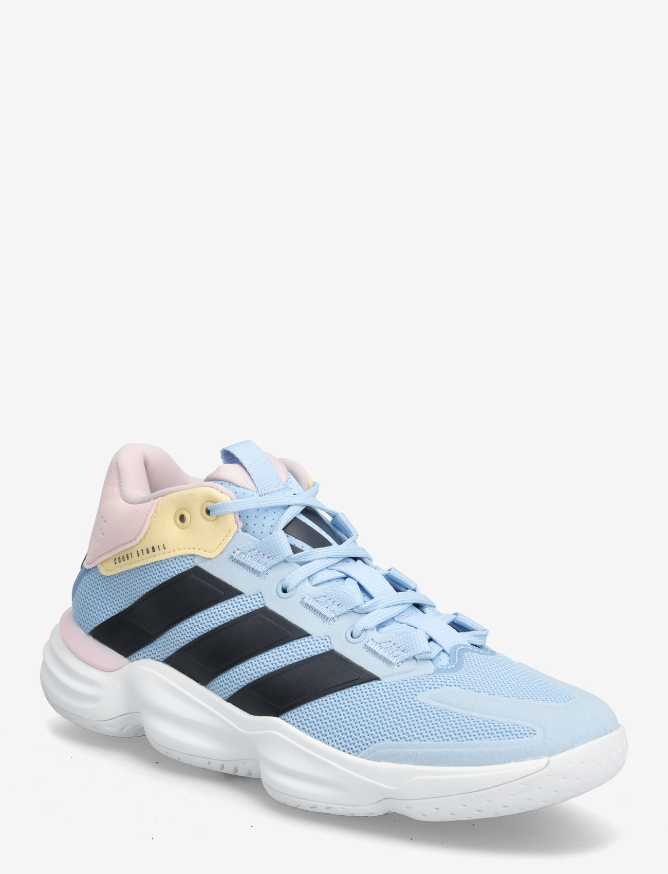 adidas Performance - Courtstabil W - höga sneakers - ftwwht/broyal/tmsoor - 0