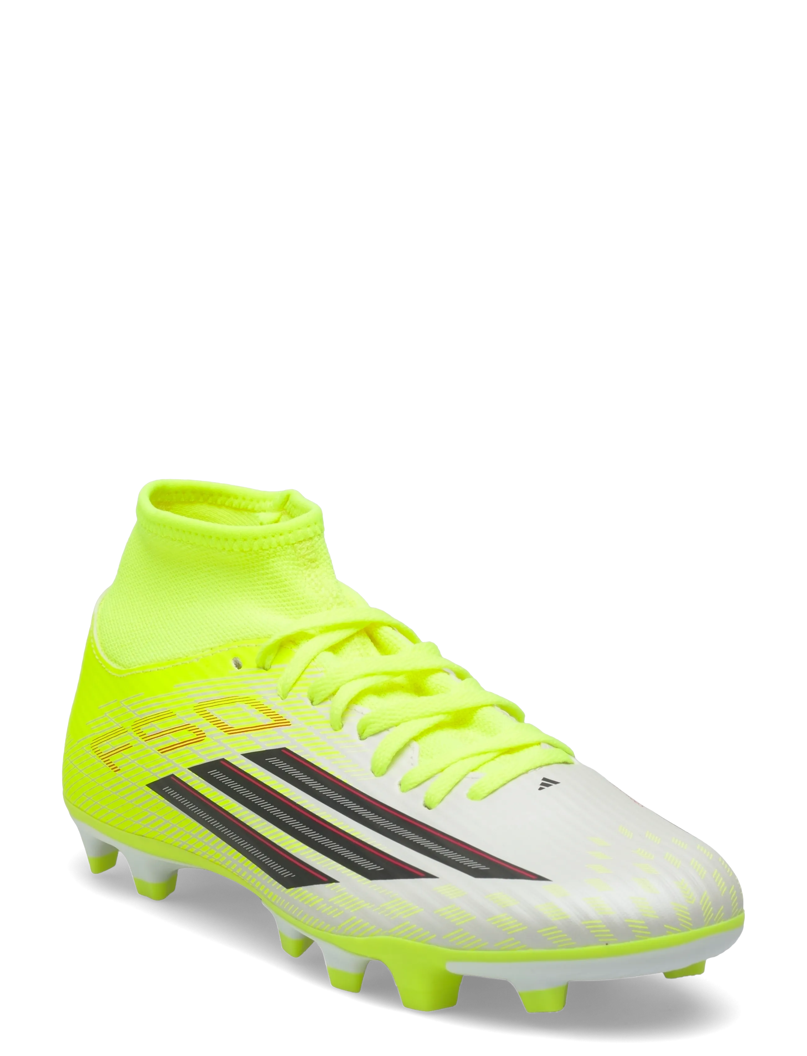 adidas Performance - F50 CLUB MID FG/MG - jalgpalli puutsad - tesoye/cblack/lucred - 1