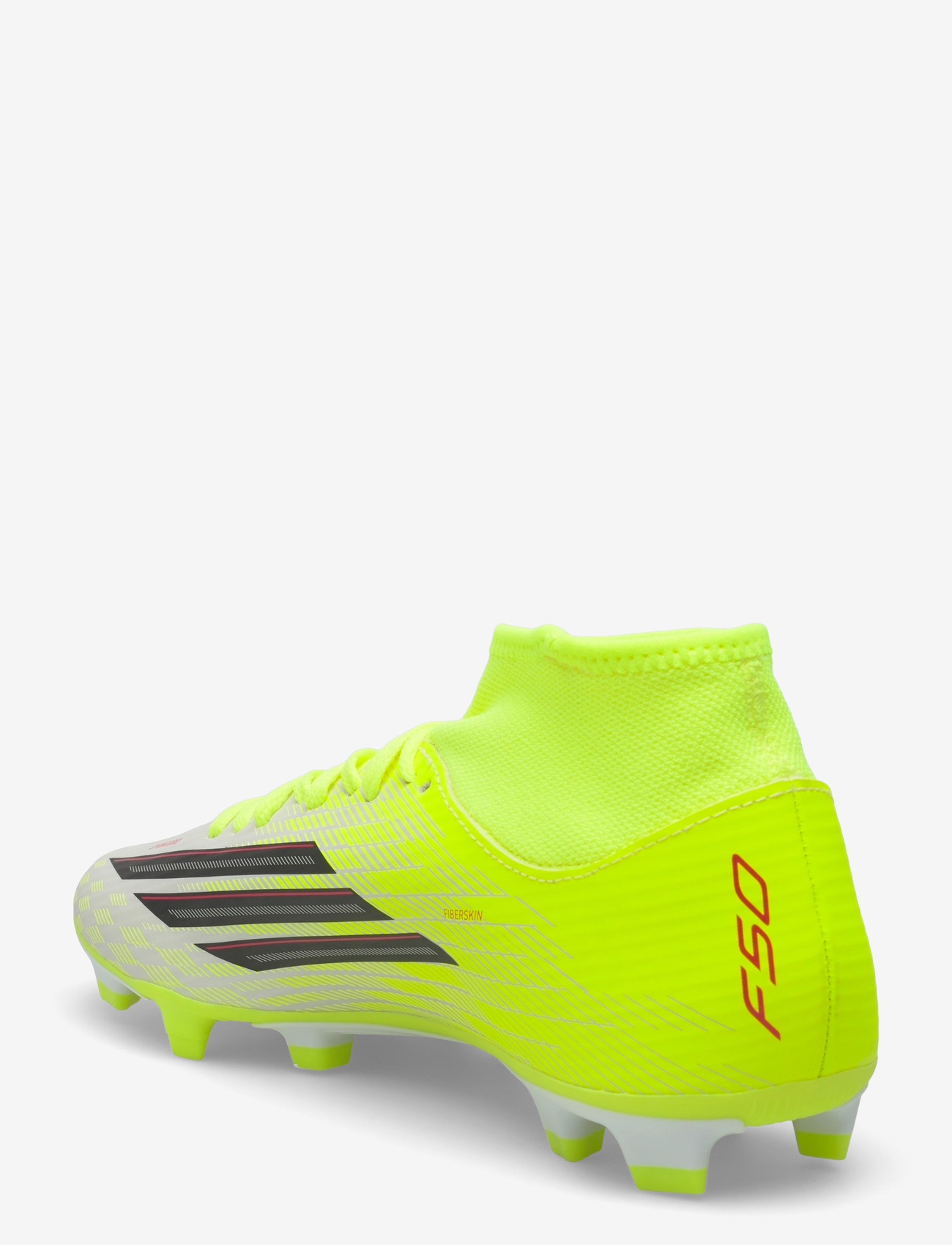 adidas Performance - F50 CLUB MID FG/MG - jalgpalli puutsad - tesoye/cblack/lucred - 2