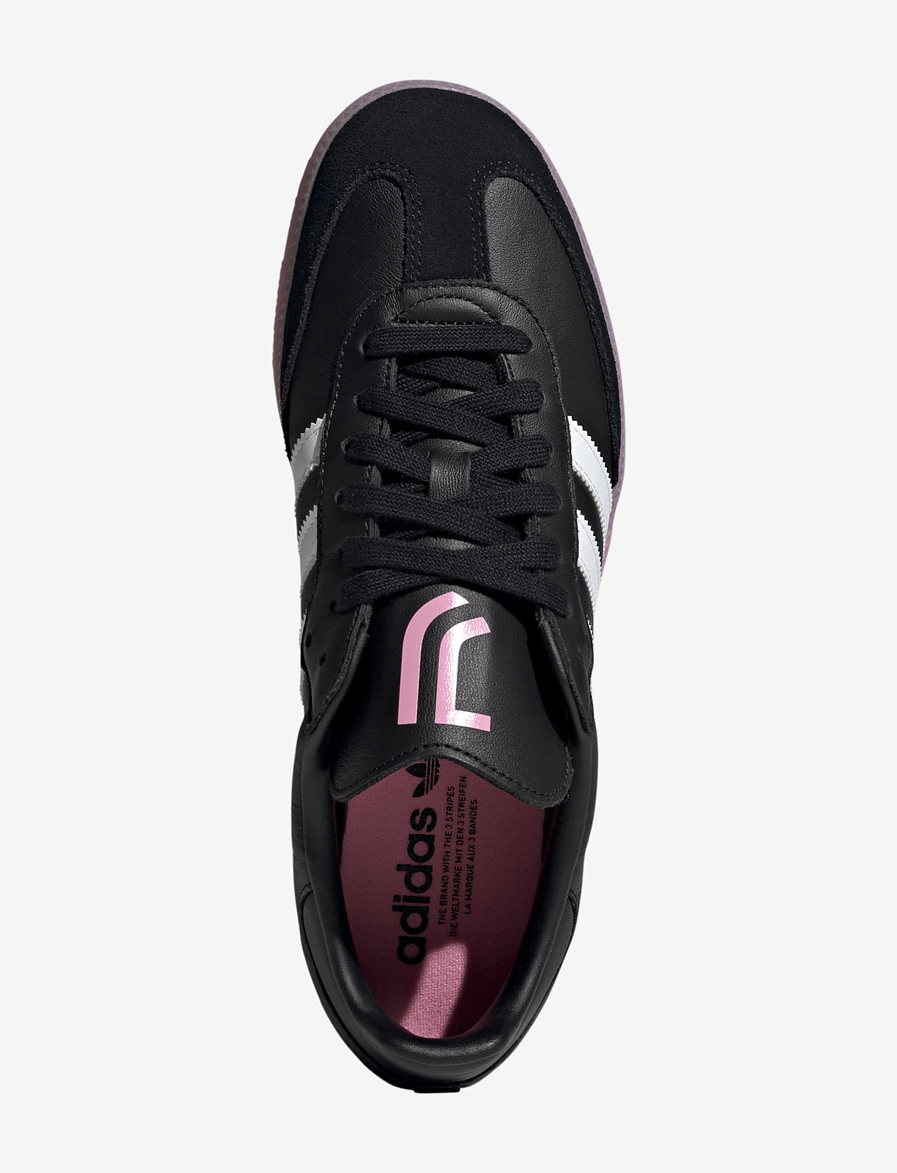 adidas Performance - SAMBA LICENSED - fodboldsko - cblack/ftwwht/blipnk - 4