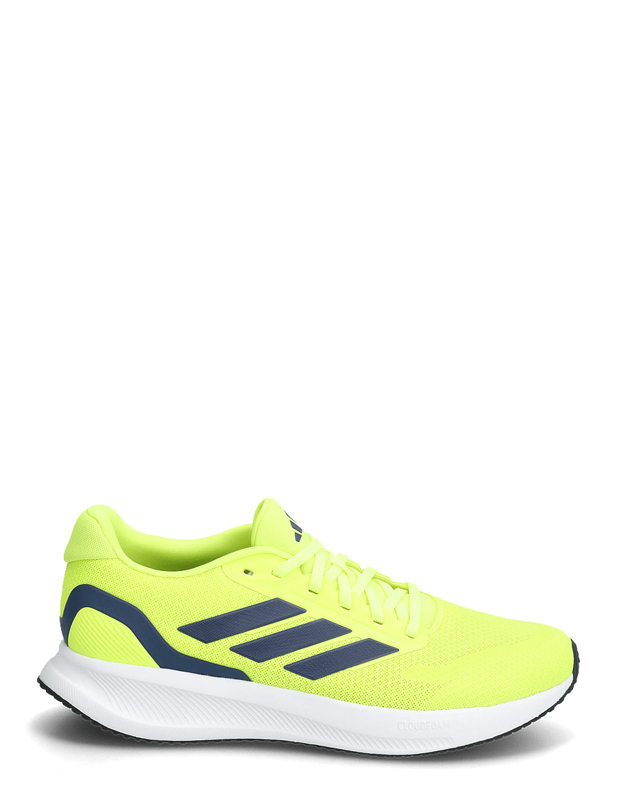 adidas Performance - RUNFALCON 5 - træningssko - syello/dkblue/ftwwht - 1