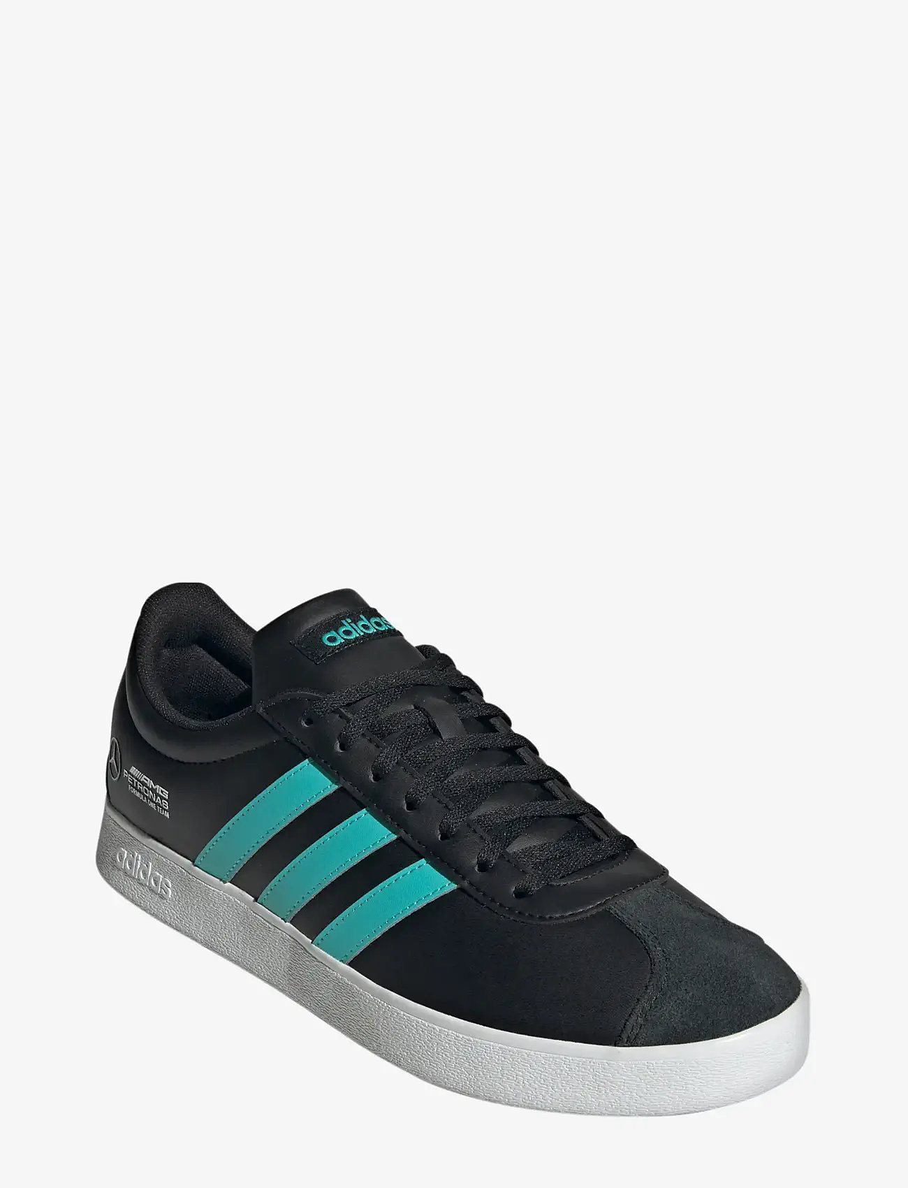 adidas Performance - VL COURT MER - matalavartiset tennarit - cblack/semiru/ftwwht - 0