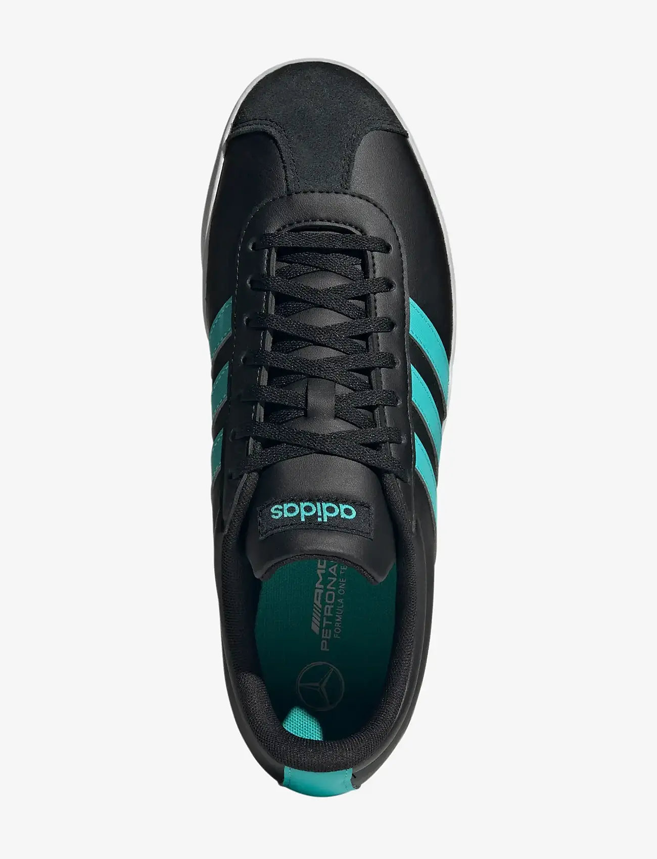 adidas Performance - VL COURT MER - matalavartiset tennarit - cblack/semiru/ftwwht - 4