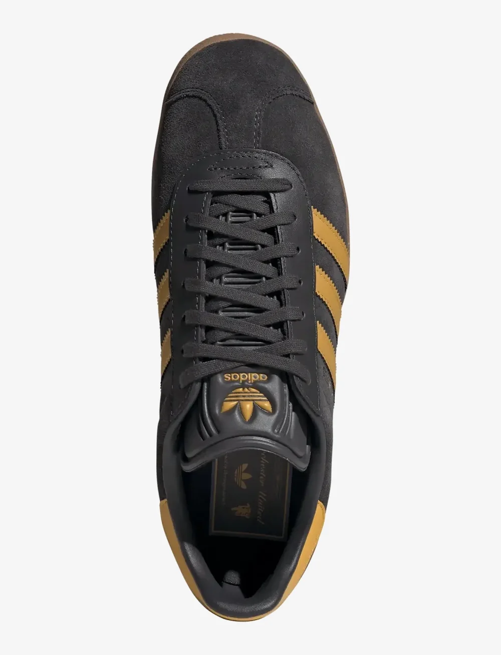 adidas Performance - GAZELLE - niedriger schnitt - utiblk/preyel/gum4 - 4