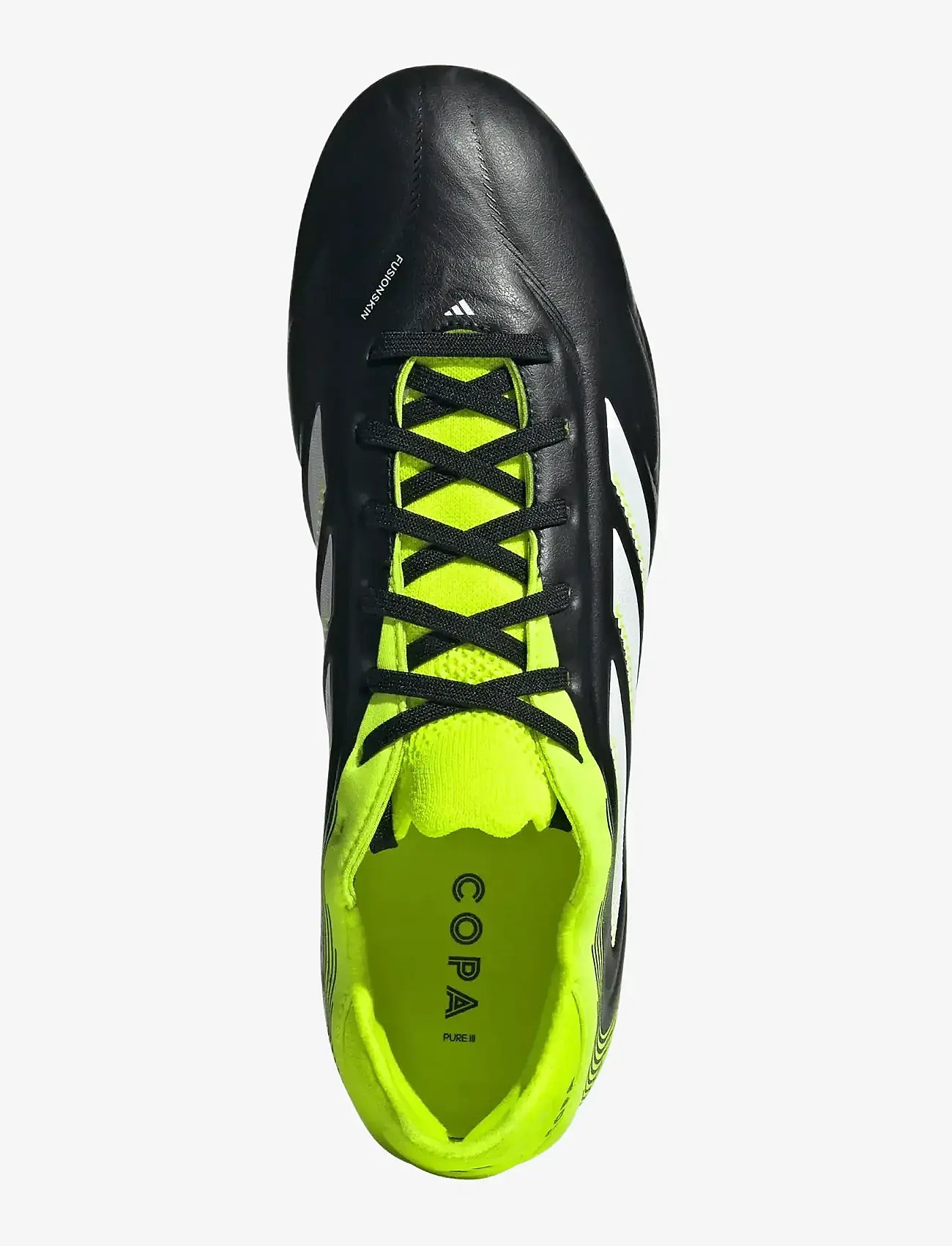 adidas Performance - COPA PURE III PRO FG - fotbollsskor - cblack/ftwwht/luclem - 4