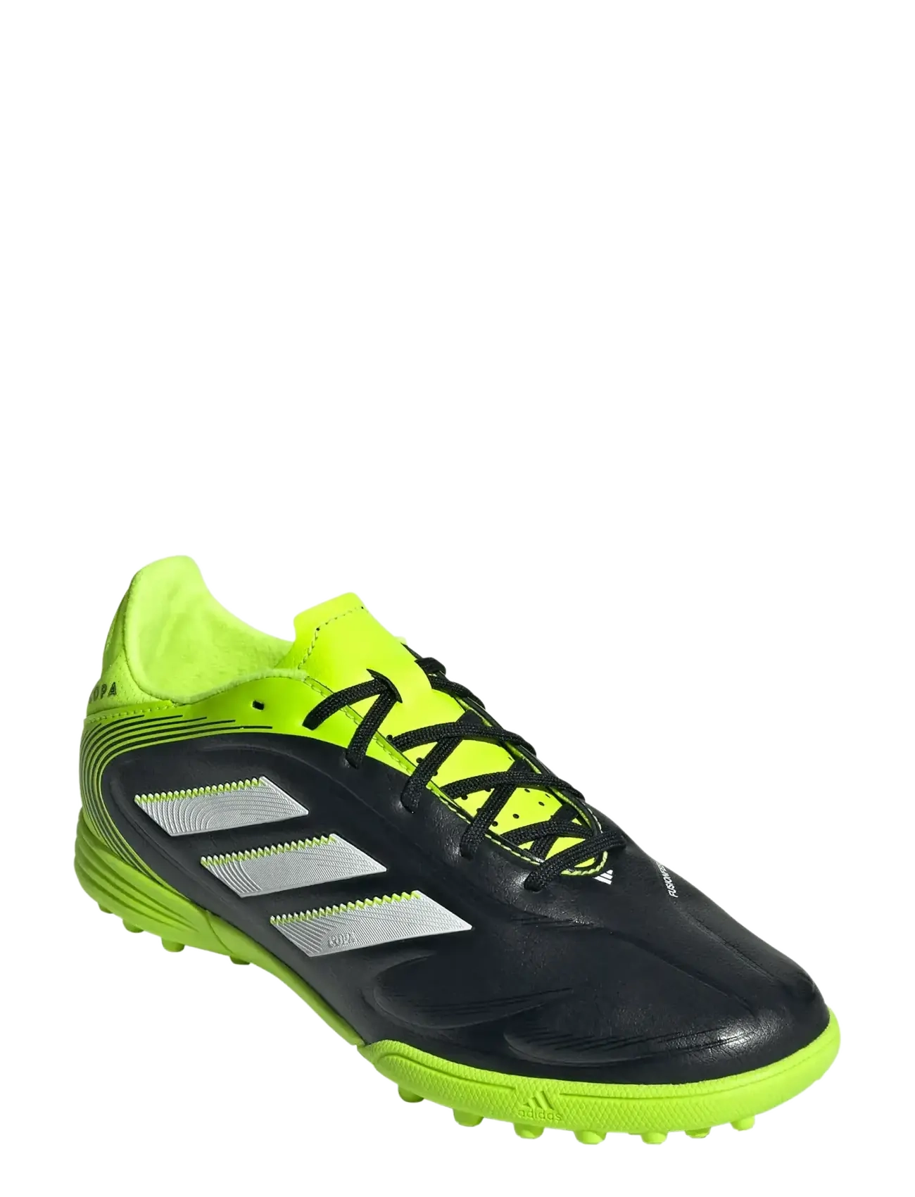 adidas Performance COPA PURE III LEAGUE TF J - Fotballsko - CBLACK/FTWWHT/LUCLEM / green