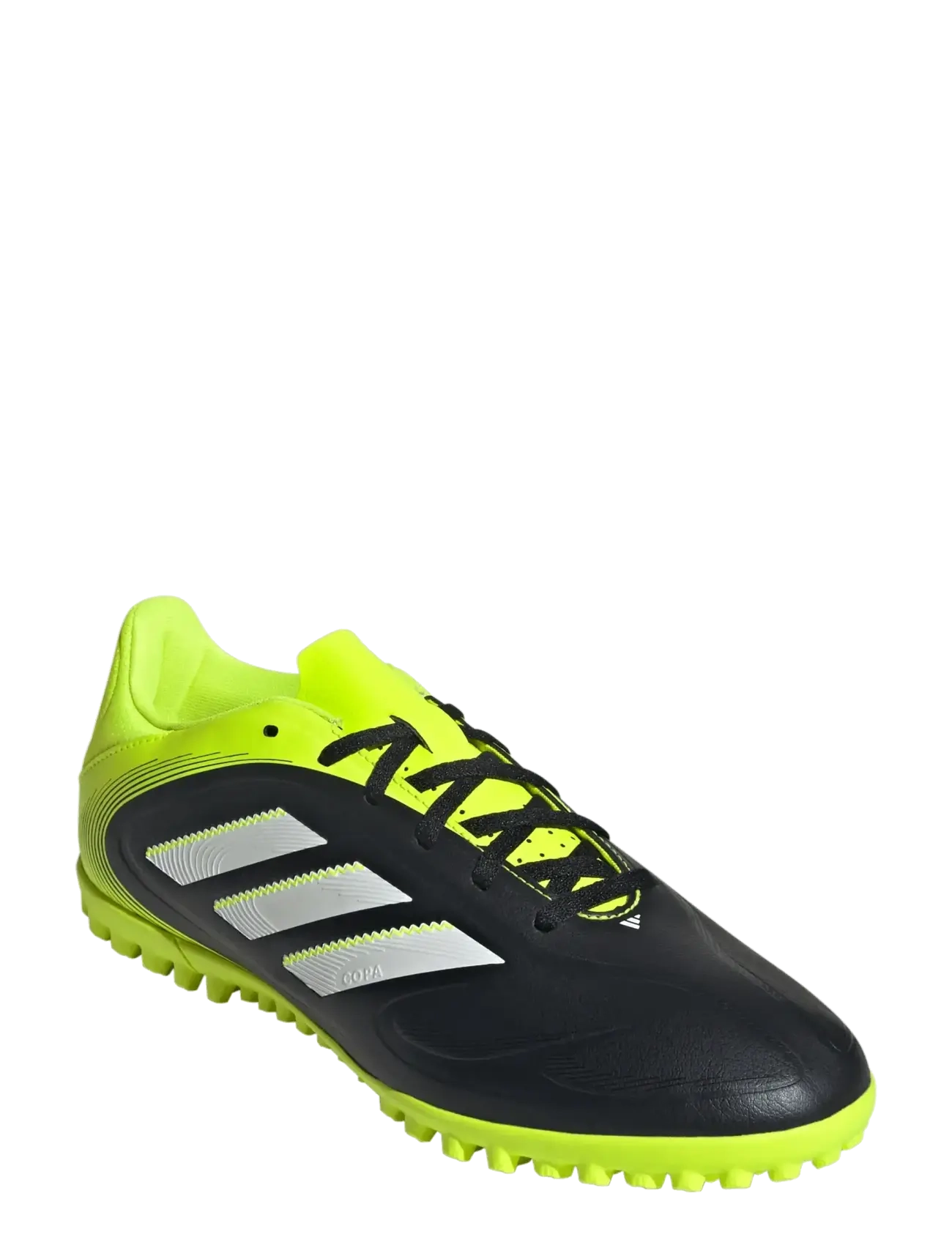 adidas Performance COPA PURE III CLUB TF - Fodboldstøvler - CBLACK/FTWWHT/LUCLEM / black