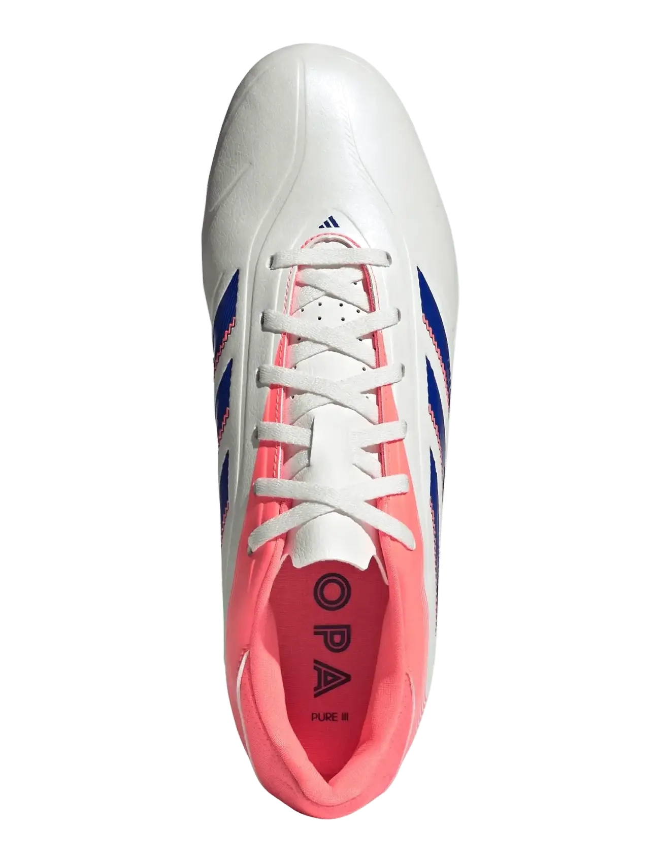 adidas Performance - COPA PURE III CLUB FG/MG - fußballstiefel - owhite/lucblu/sigcor - 4