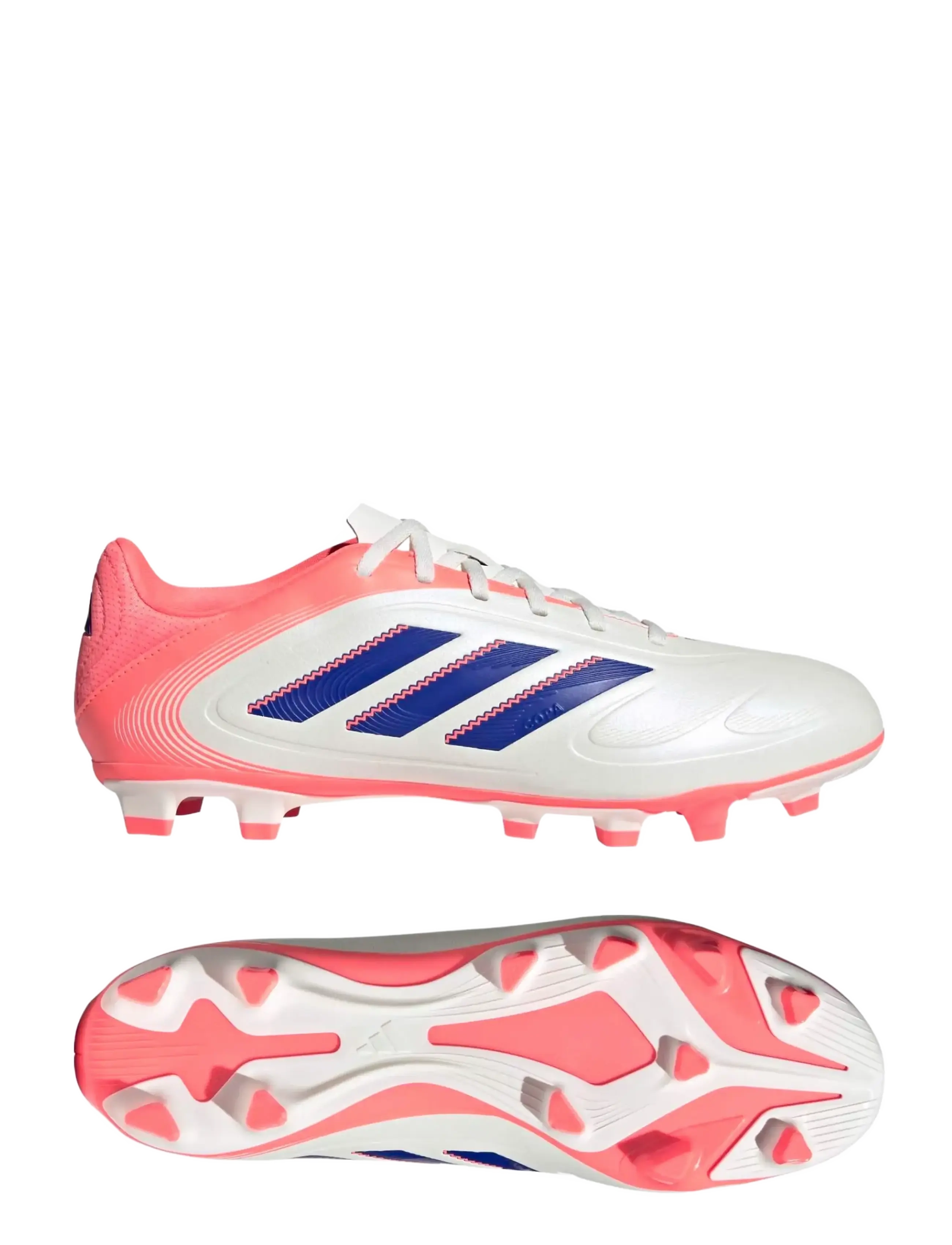adidas Performance COPA PURE III CLUB FG/MG - Fodboldstøvler - OWHITE/LUCBLU/SIGCOR / white
