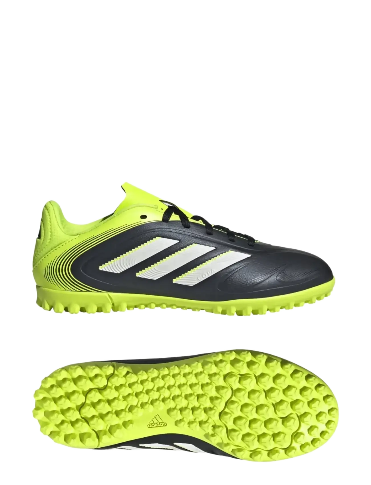 adidas Performance COPA PURE III CLUB TF J - Inspiration - CBLACK/FTWWHT/LUCLEM / green