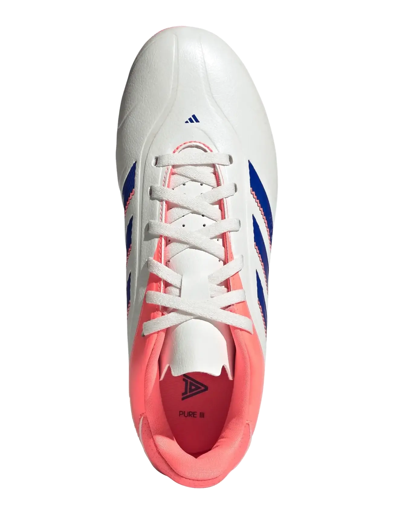 adidas Performance - COPA PURE III CLUB FG/MG J - owhite/lucblu/sigcor - 4