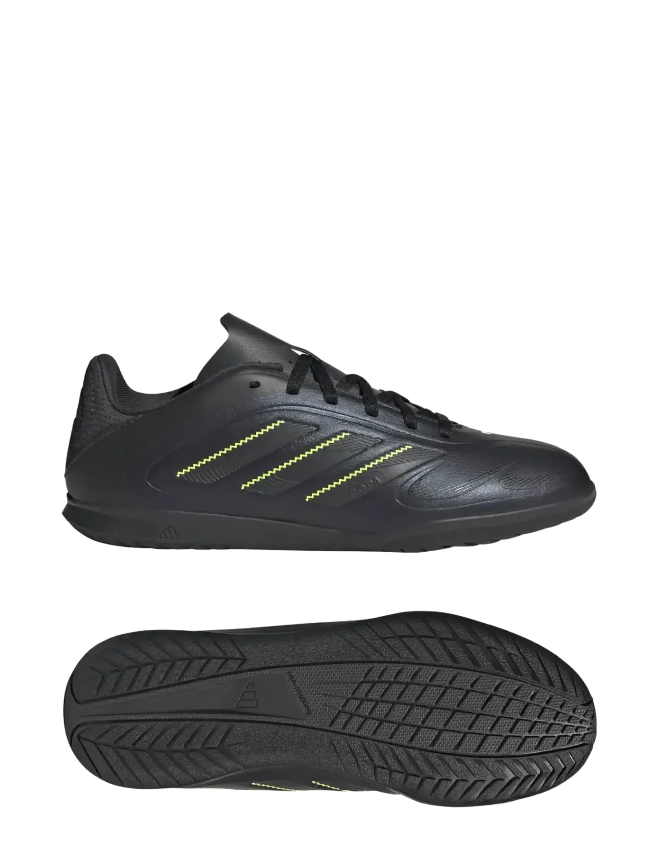 adidas Performance COPA PURE III CLUB IN J - Inspiration - CBLACK/DGSOGR/LUCLEM / black