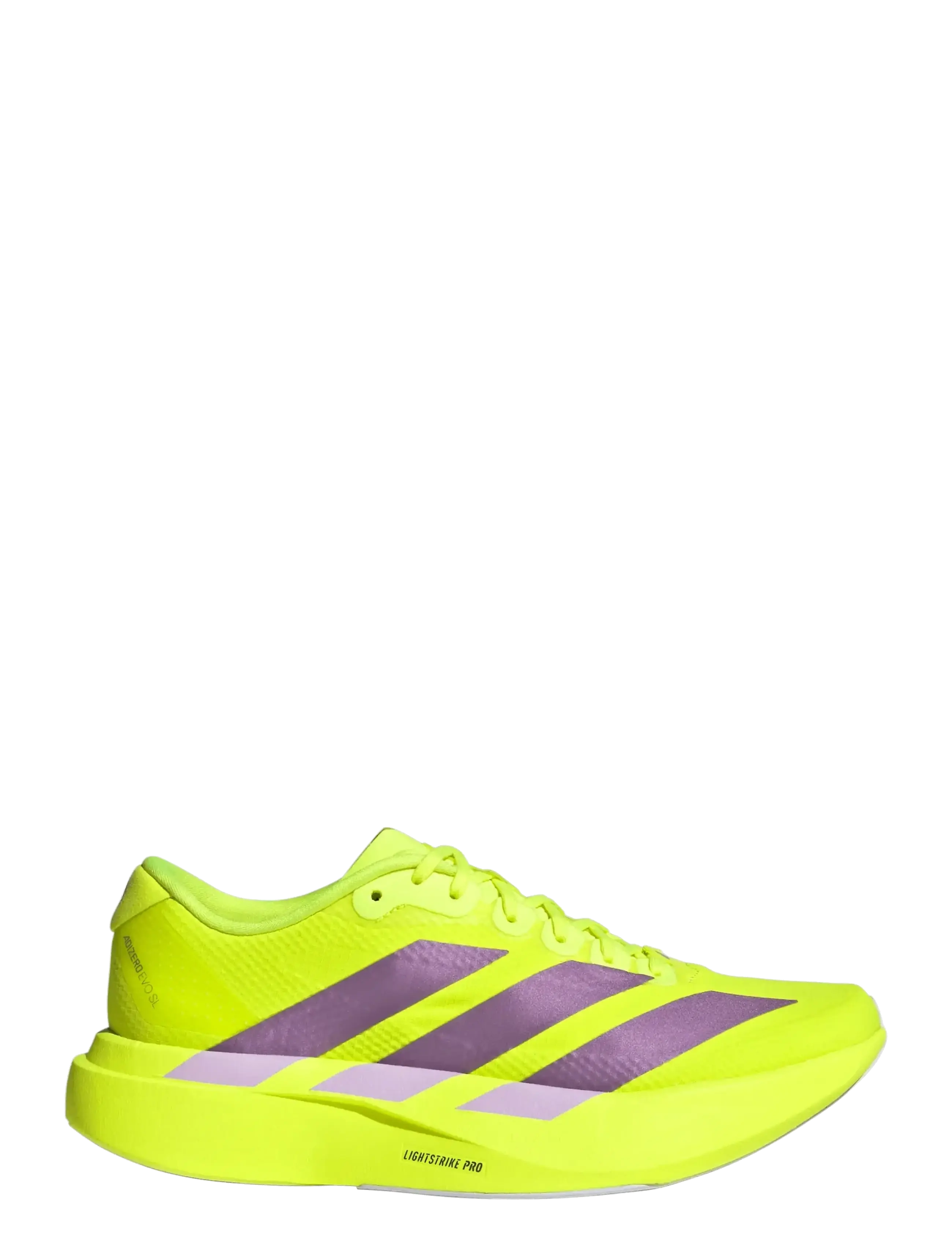 adidas Performance - Adizero EVO SL WOVEN W - chaussures de course - syello/aurplu/powplu - 1