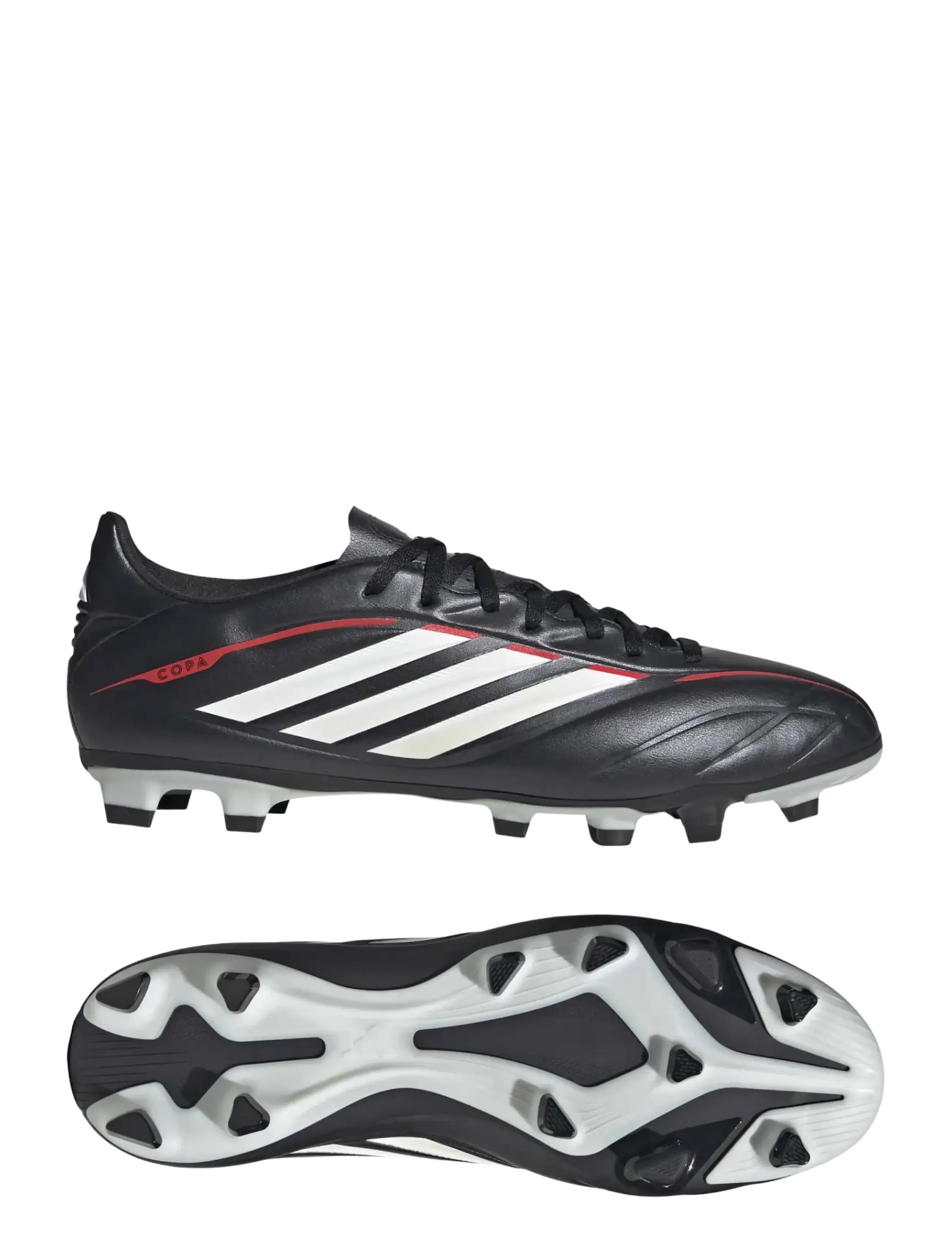 adidas Performance COPA PURE IV CLUB FG/MG - adidas - CBLACK/FTWWHT/LUCRED / black