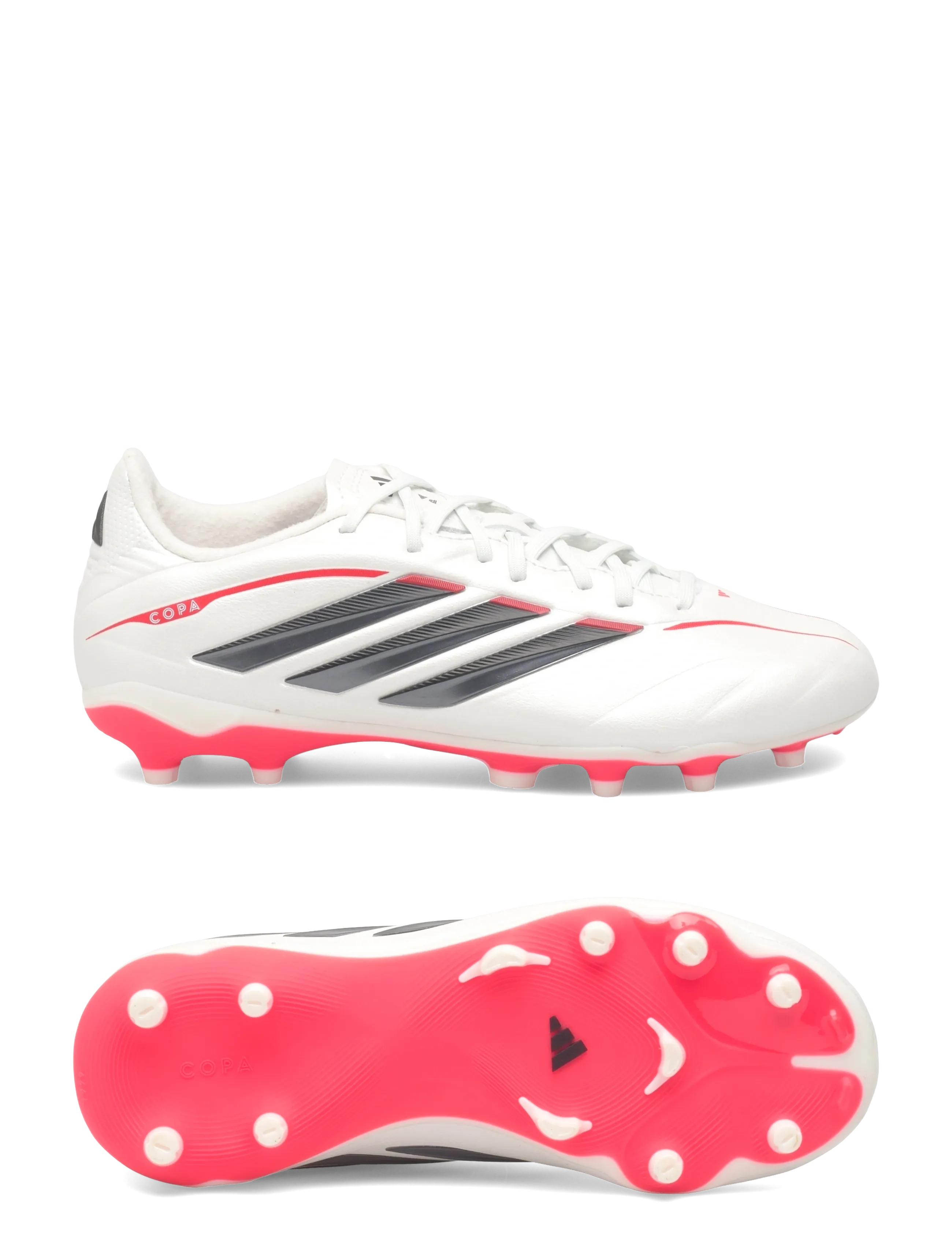adidas Performance COPA PURE IV LEAGUE FG J - Inspiration - ZEROMT/CBLACK/LUCRED / white