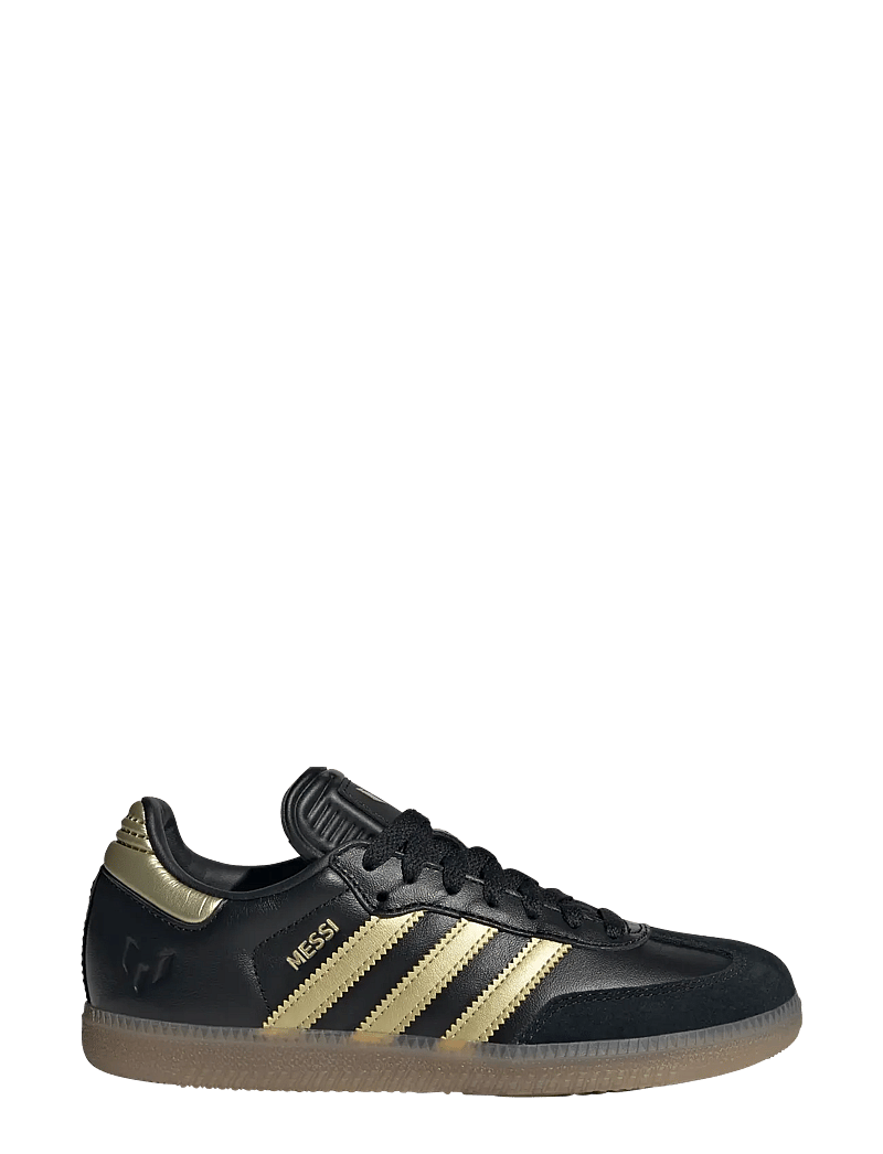 adidas Performance - SAMBA MESSI J - futbola apavi - cblack/goldmt/gum4 - 1