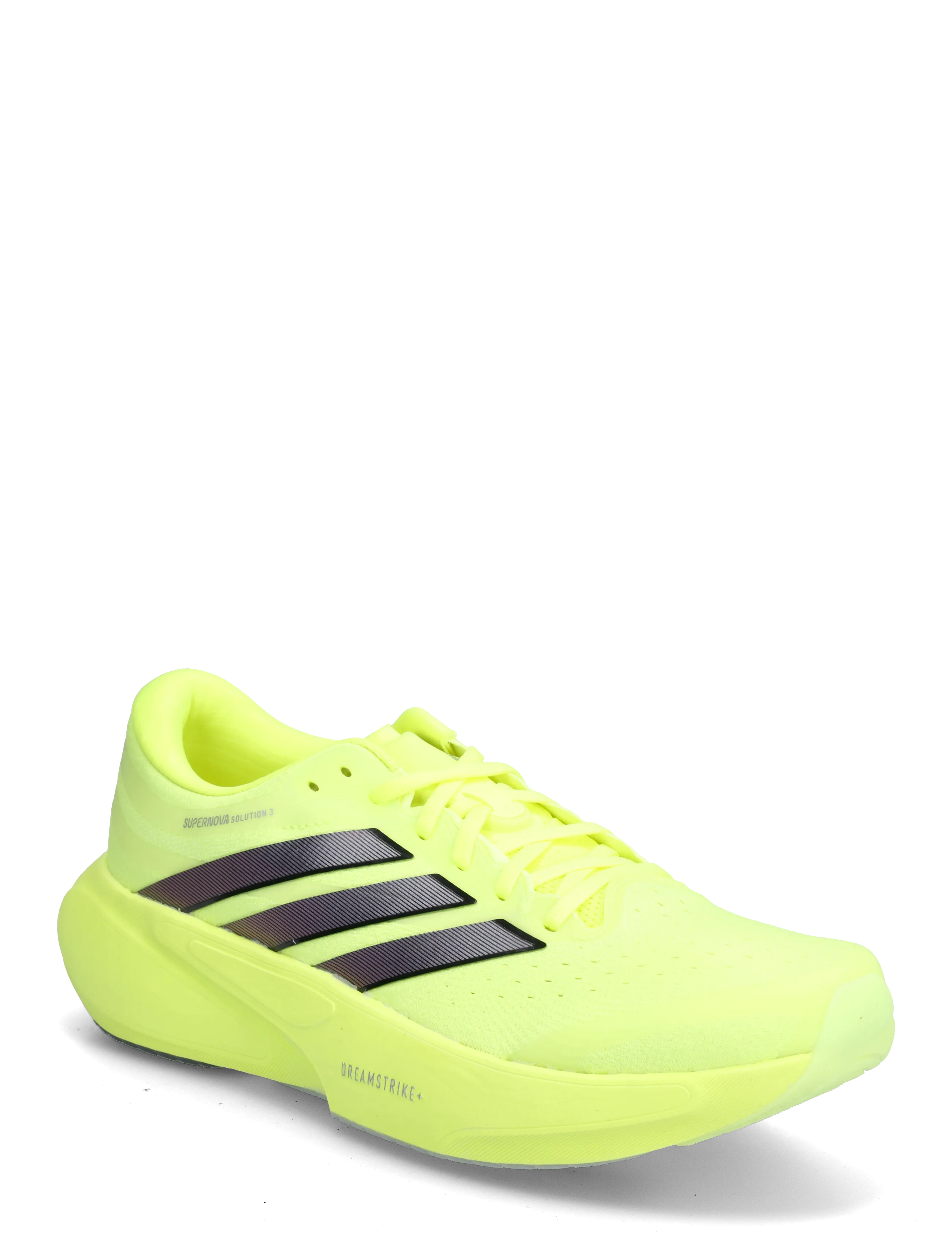 adidas Performance SUPERNOVA SOLUTION 3 M - Running Shoes - SYELLO/CBLACK/SILVMT / yellow