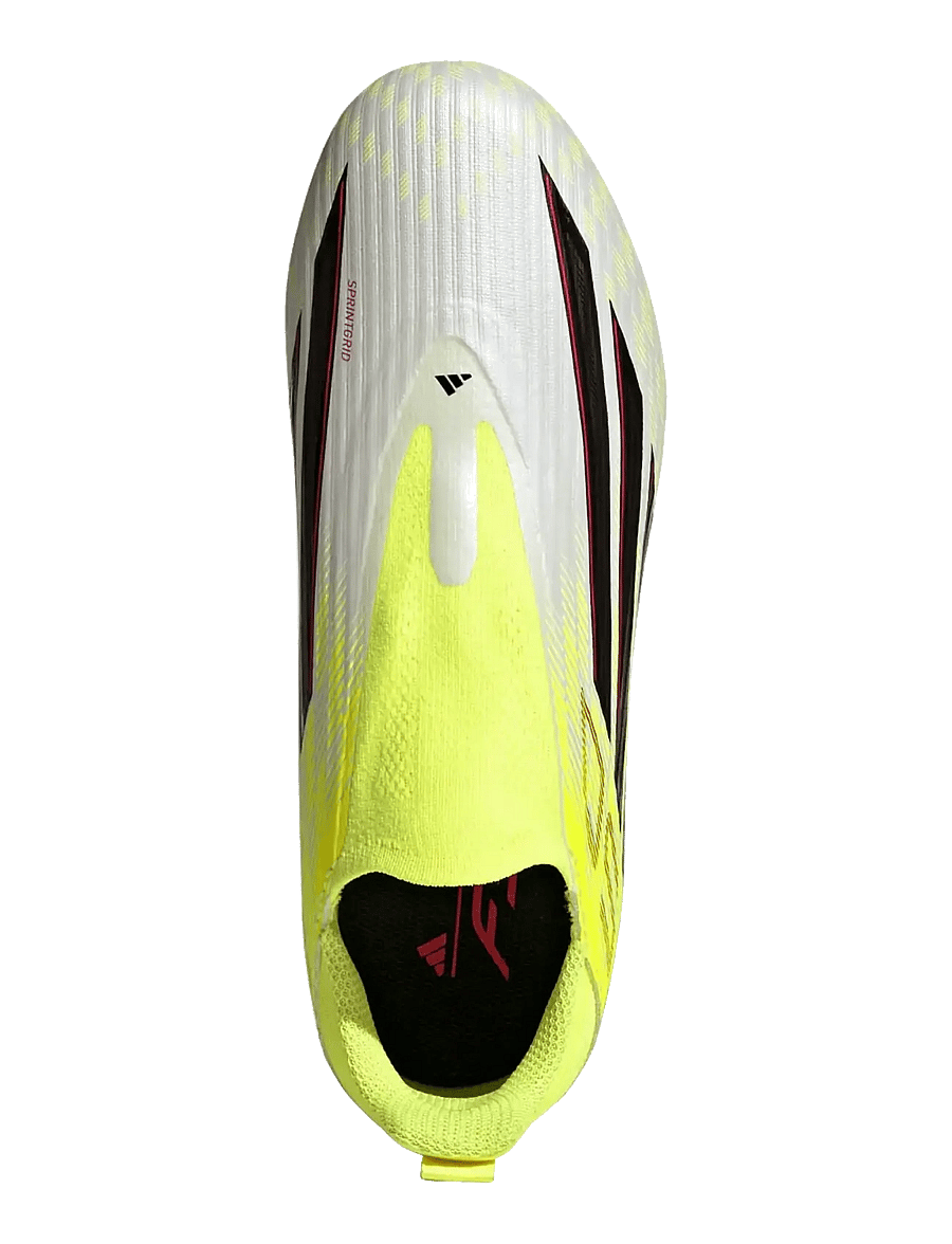 adidas Performance - F50 LEAGUE LL FG/MG J - fußballstiefel - tesoye/cblack/lucred - 4