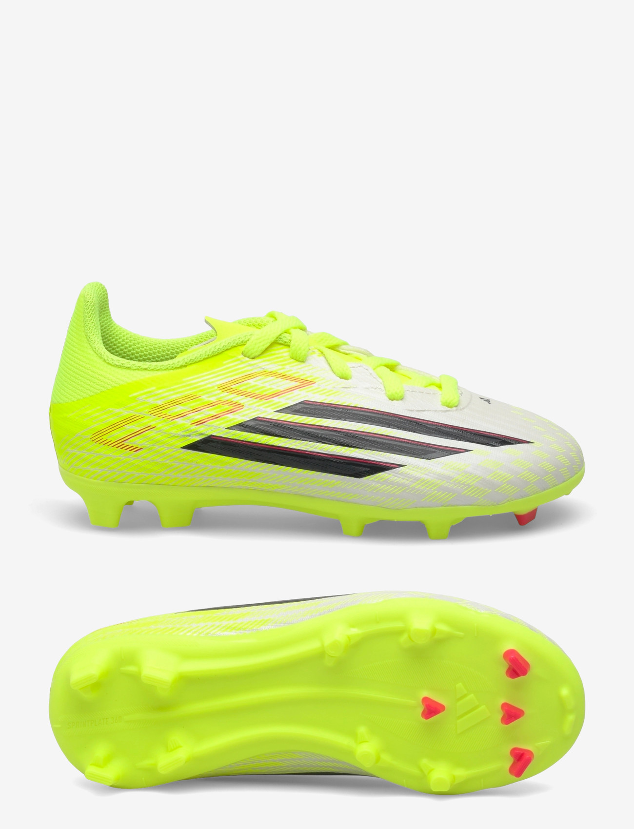 adidas Performance - F50 LEAGUE FG/MG J - jalgpalli puutsad - tesoye/cblack/lucred - 0