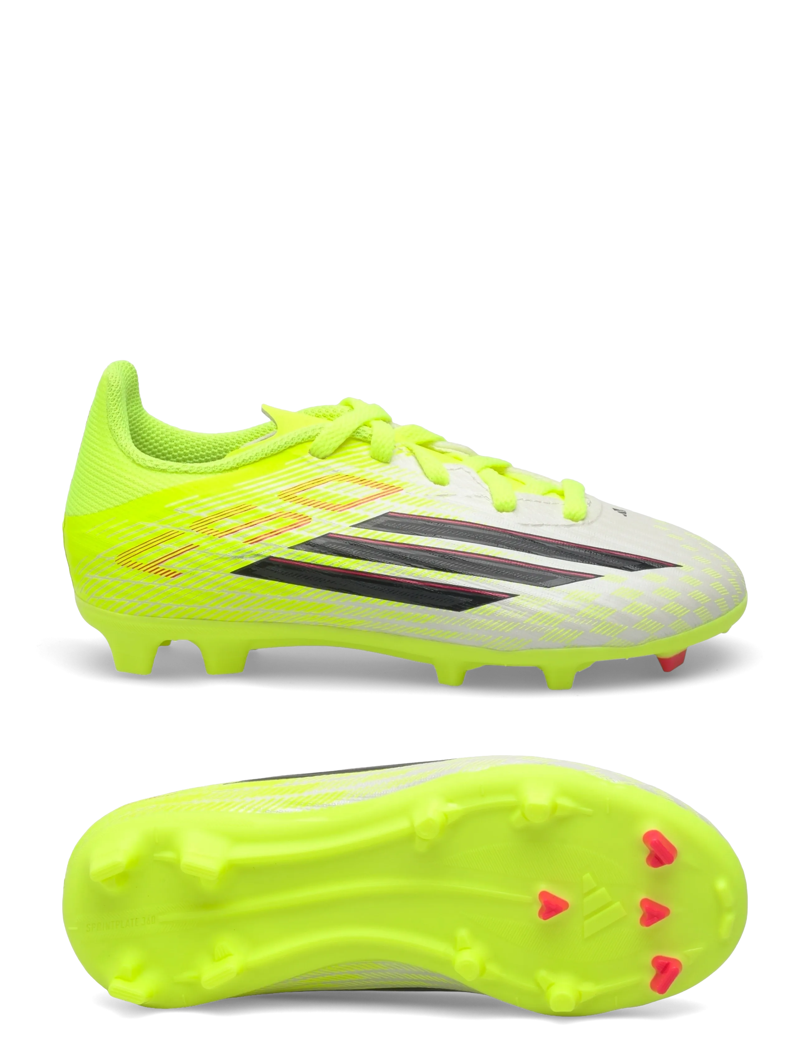 adidas Performance F50 LEAGUE FG/MG J - Sportskór - TESOYE/CBLACK/LUCRED / white