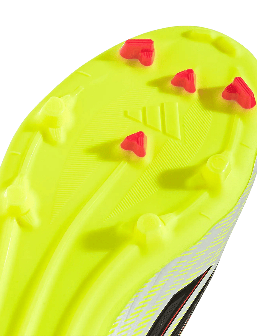 adidas Performance - F50 LEAGUE FG/MG J - fußballstiefel - tesoye/cblack/lucred - 5