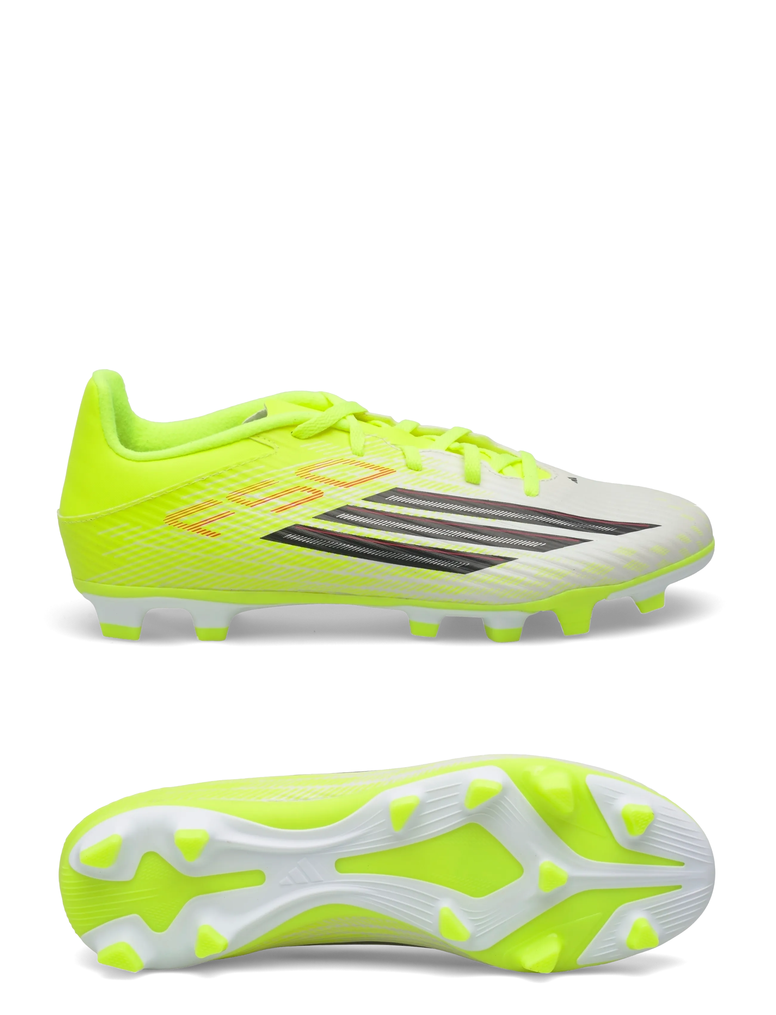 adidas Performance F50 CLUB FG/MG - Kingad - TESOYE/CBLACK/LUCRED / yellow