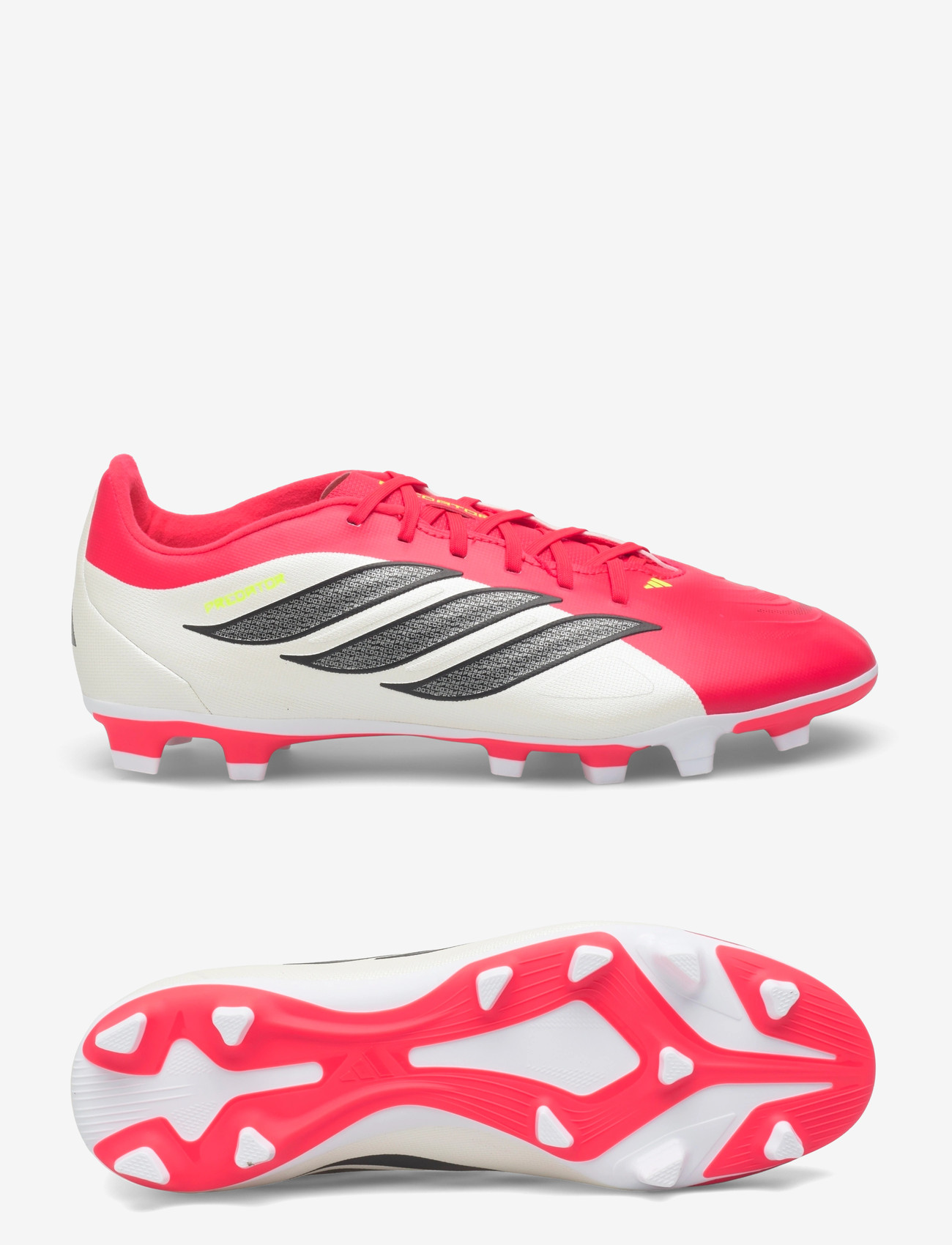 adidas Performance - PREDATOR CLUB FG/MG - fotbollsskor - lucred/cblack/ftwwht - 0