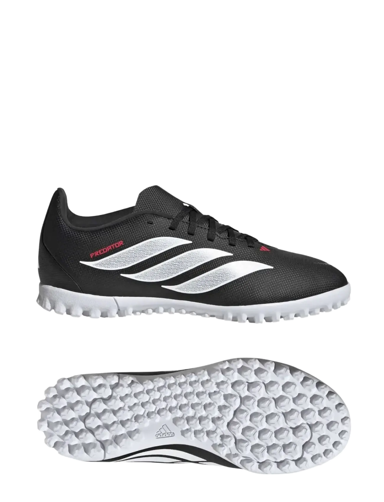 adidas Performance PREDATOR CLUB TF J - Inspiration - CBLACK/FTWWHT/LUCRED / black