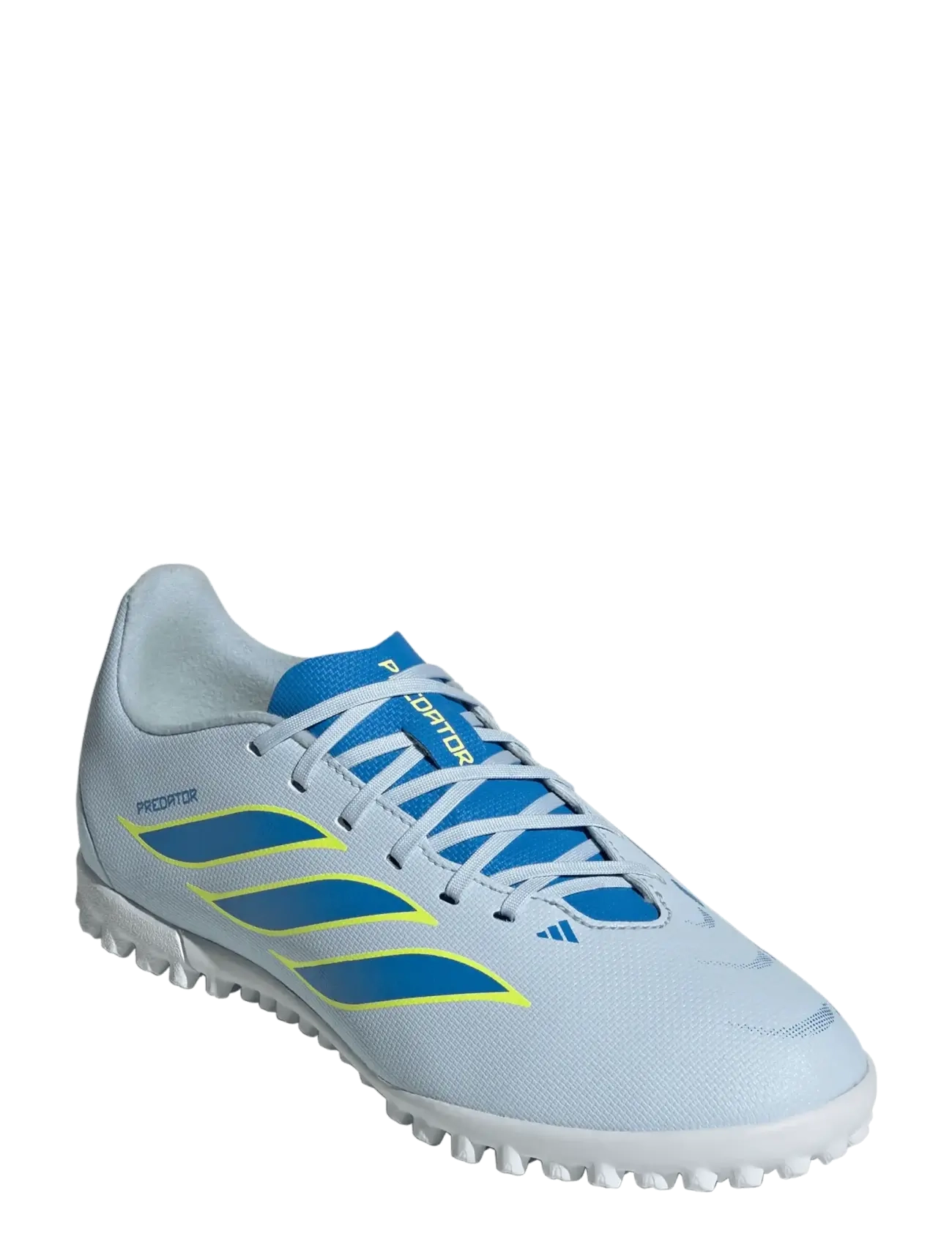 Predator Club Tf Ice Cold Precision - Crystal Sky/ray Blue/gul Barn - Turf (Tf), størrelse 38⅔