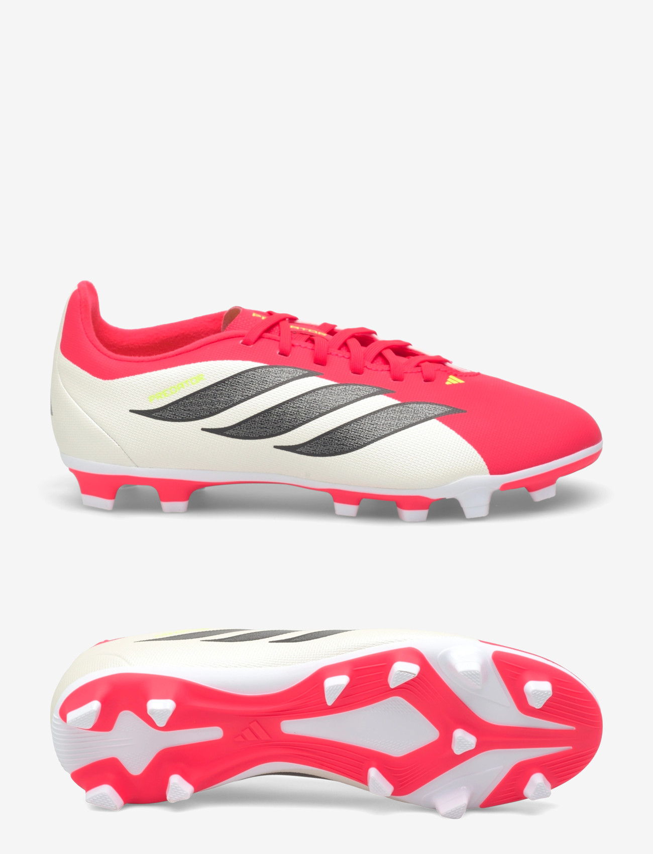 adidas Performance PREDATOR CLUB FG/MG J - Spordijalatsid - LUCRED/CBLACK/FTWWHT / red
