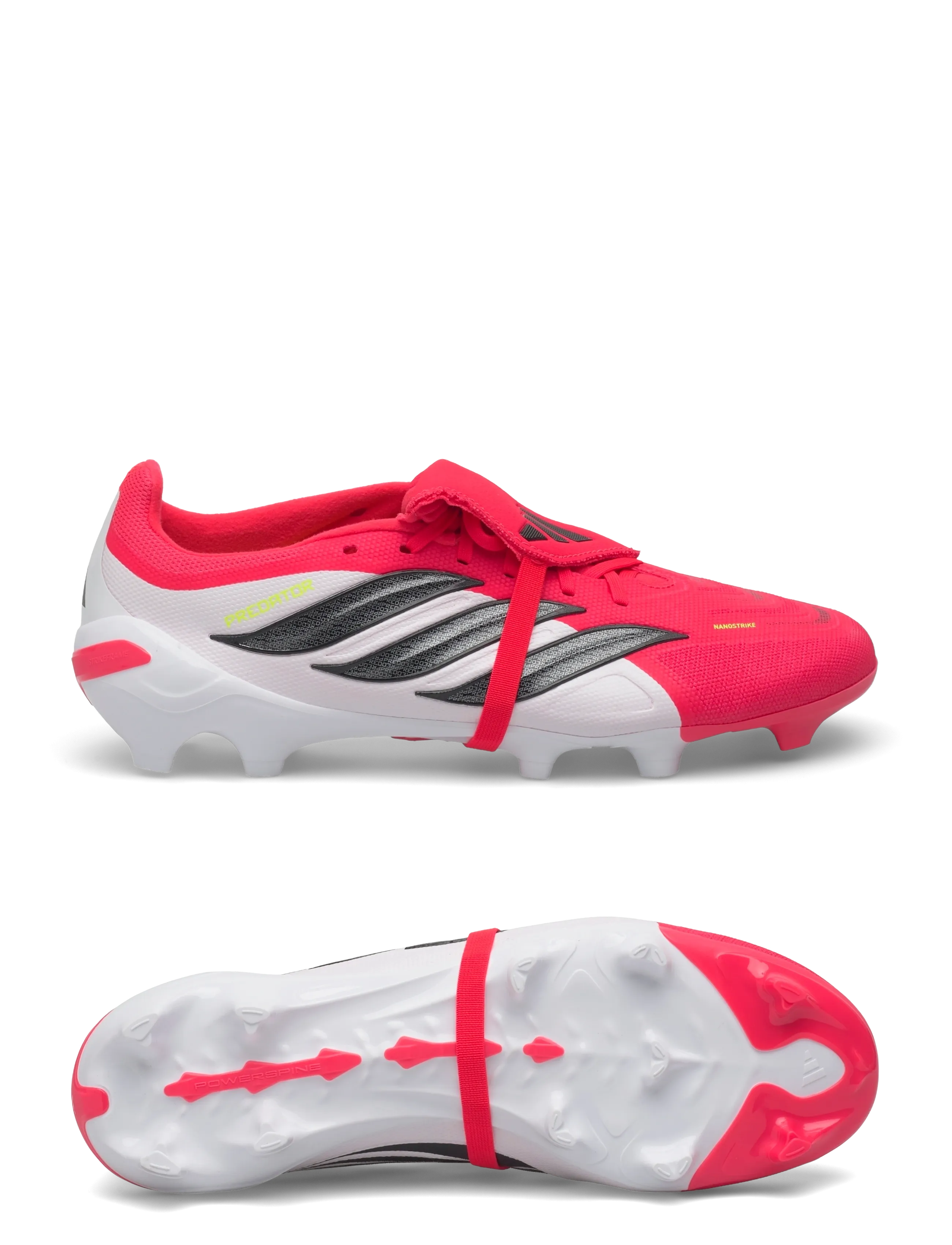 adidas Performance PREDATOR LEAGUE FT FG - Fotboll - LUCRED/CBLACK/FTWWHT / red