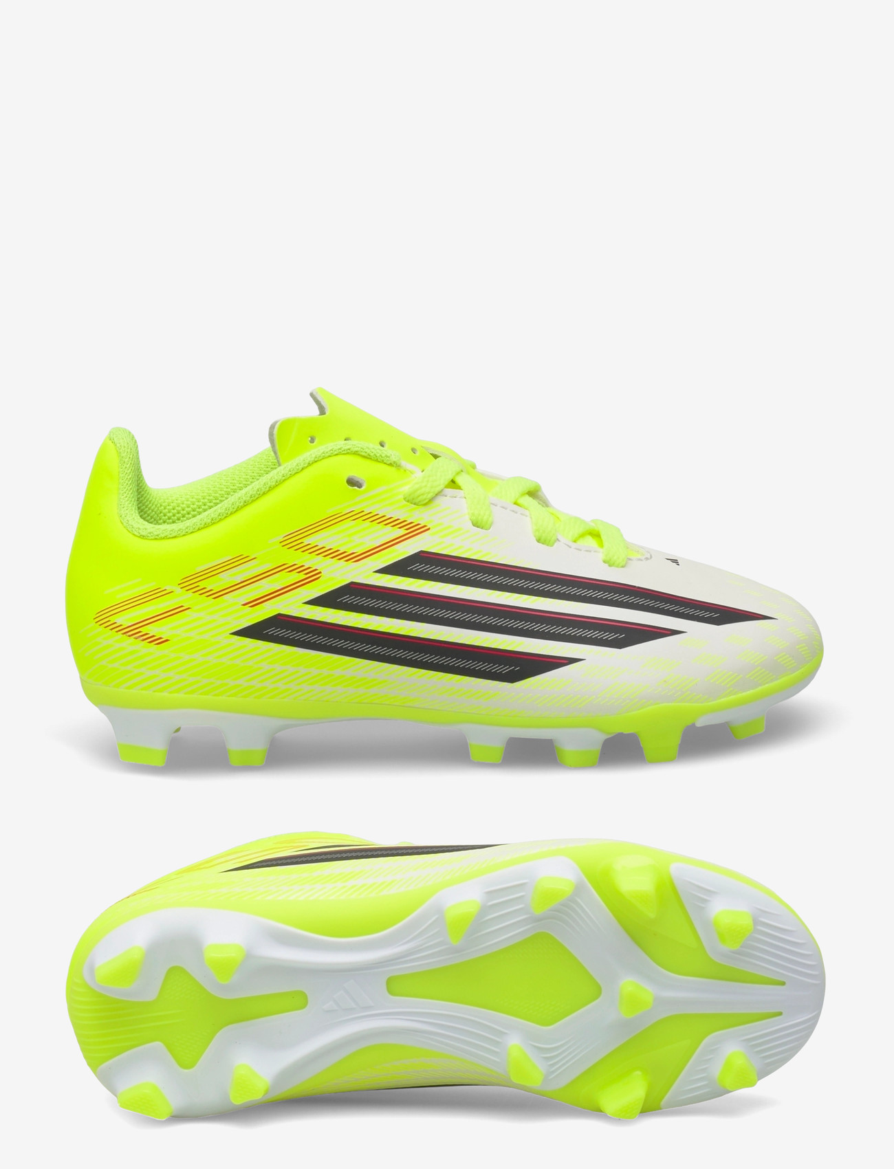adidas Performance - F50 CLUB FG/MG J - fotbollsskor - tesoye/cblack/lucred - 0