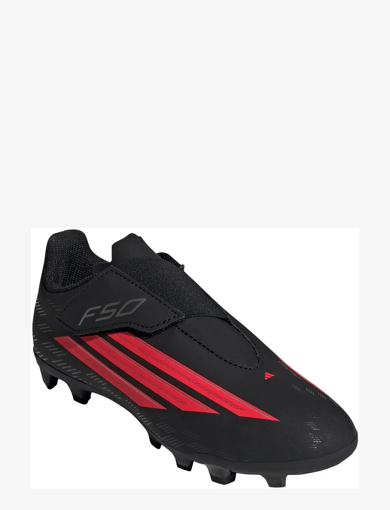 adidas Performance - F50 CLUB VEL FG/MG J - jalgpalli puutsad - cblack/lucred/cblack - 0