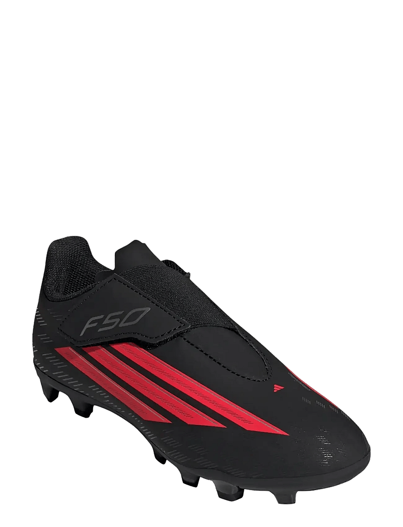 adidas Performance - F50 CLUB VEL FG/MG J - jalgpalli puutsad - cblack/lucred/cblack - 0