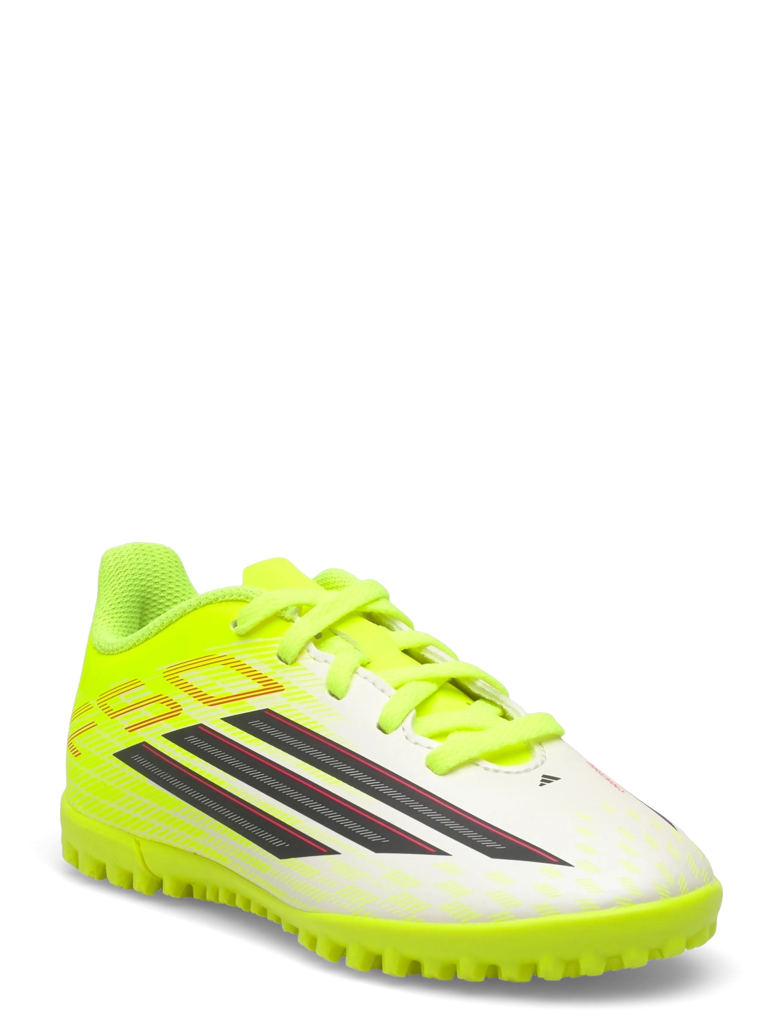 adidas Performance F50 CLUB TF J - Fotballsko - TESOYE/CBLACK/LUCRED / yellow
