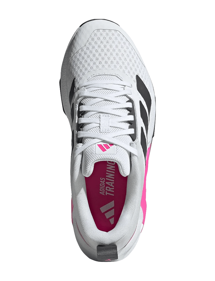 adidas Performance - DROPSET CONTROL TRAINER W - tenisówki - ftwwht/grefiv/shopnk - 4